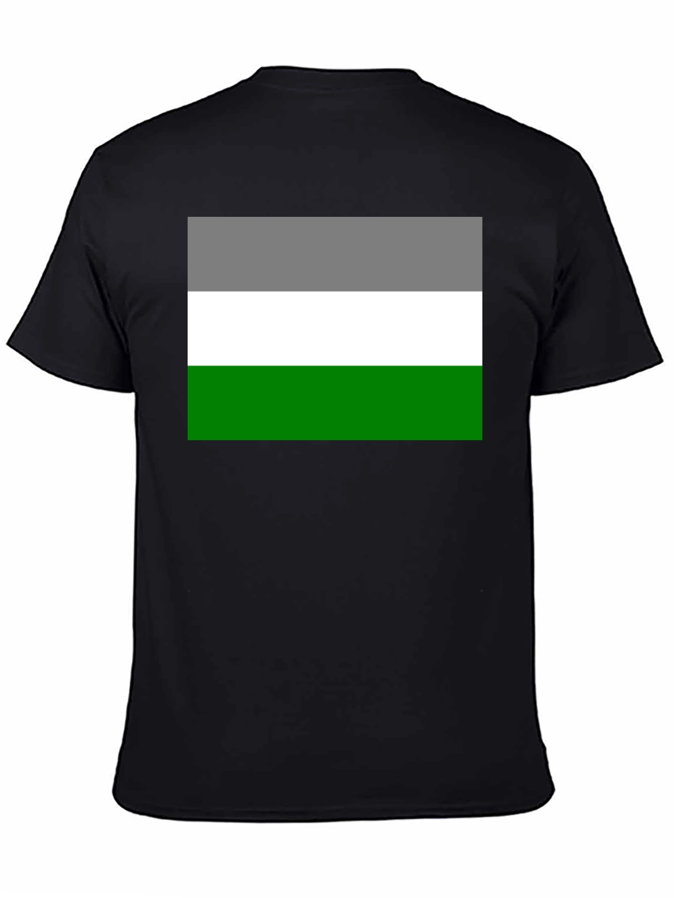 Aromantic Pride Flag T-Shirt - Black