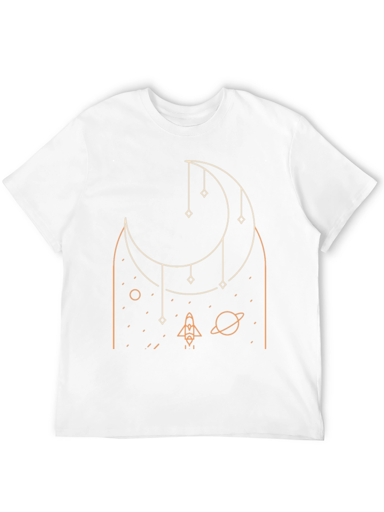 Cosmic Dreams Black Graphic Tee