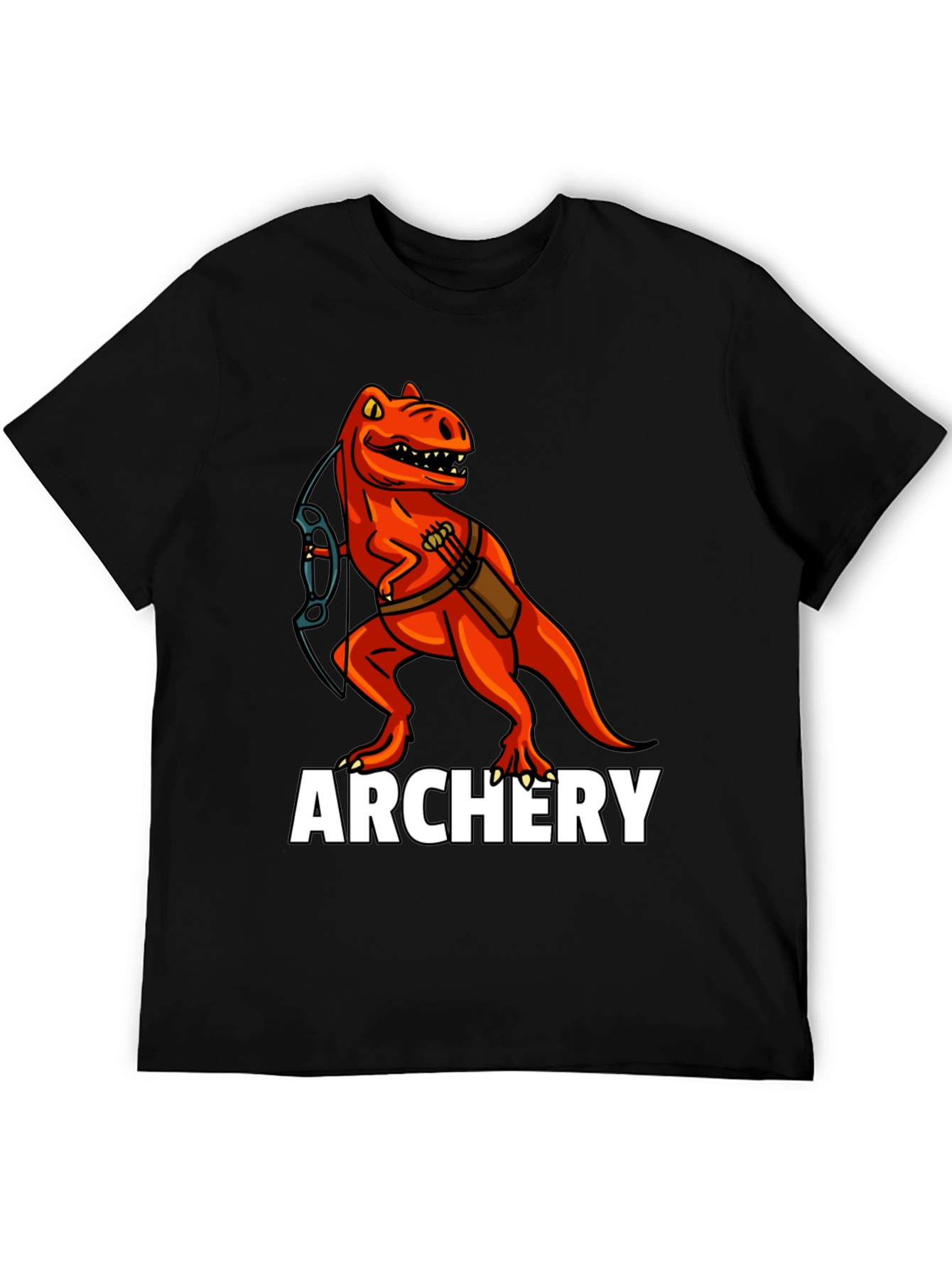 Archery Rex T-Shirt: Dinosaur Archer Tee