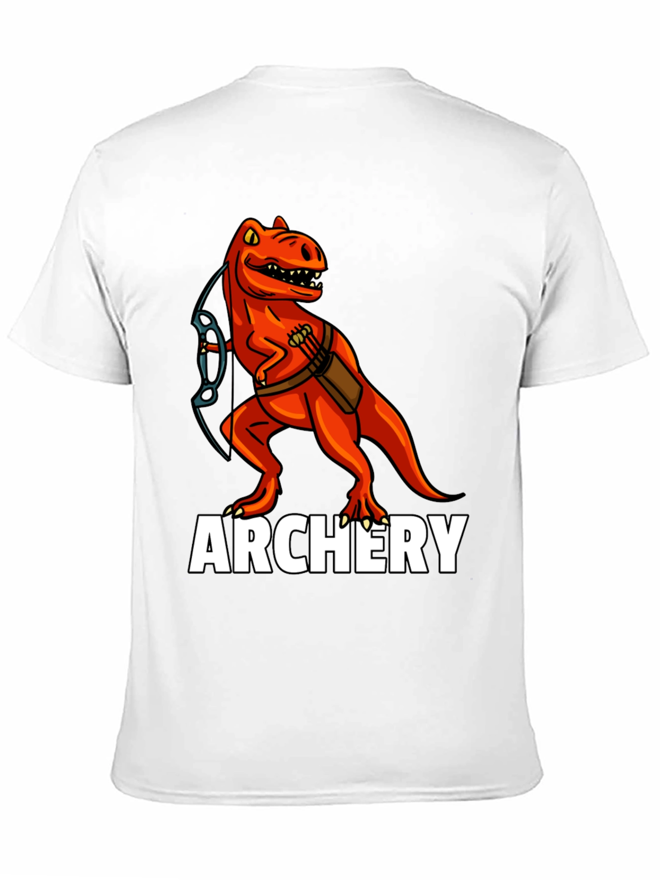 Archery Rex T-Shirt: Dinosaur Archer Tee
