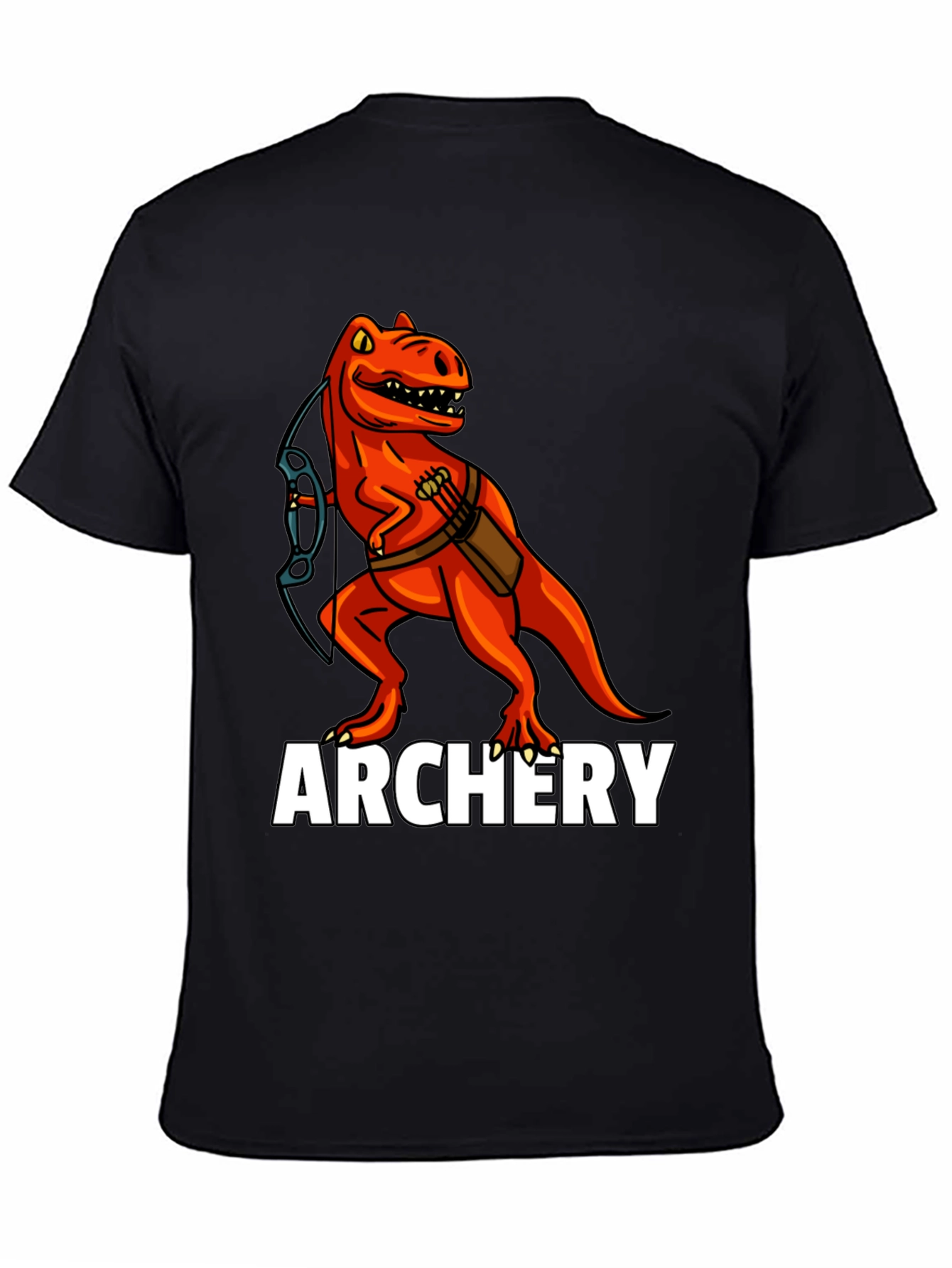 Archery Rex T-Shirt: Dinosaur Archer Tee