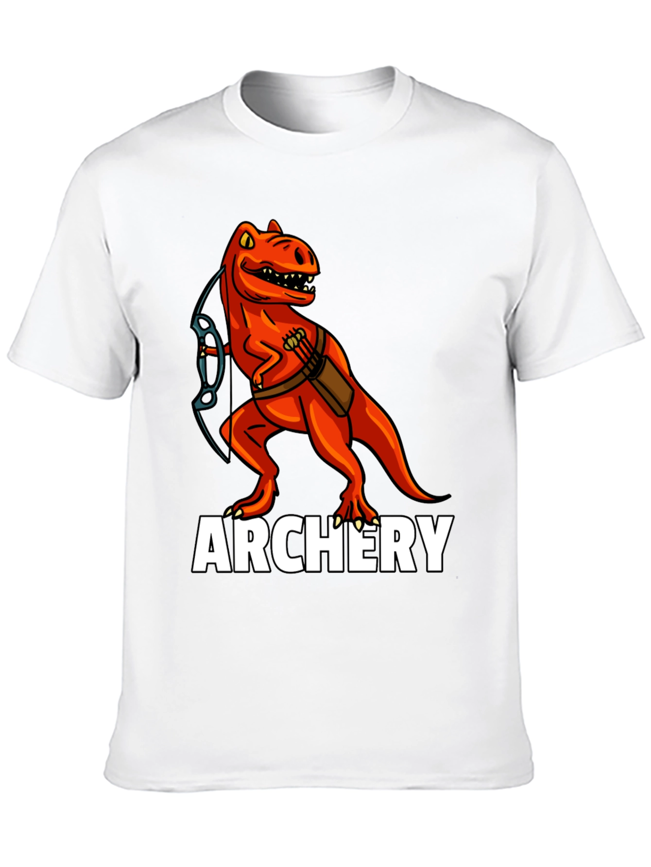 Archery Rex T-Shirt: Dinosaur Archer Tee