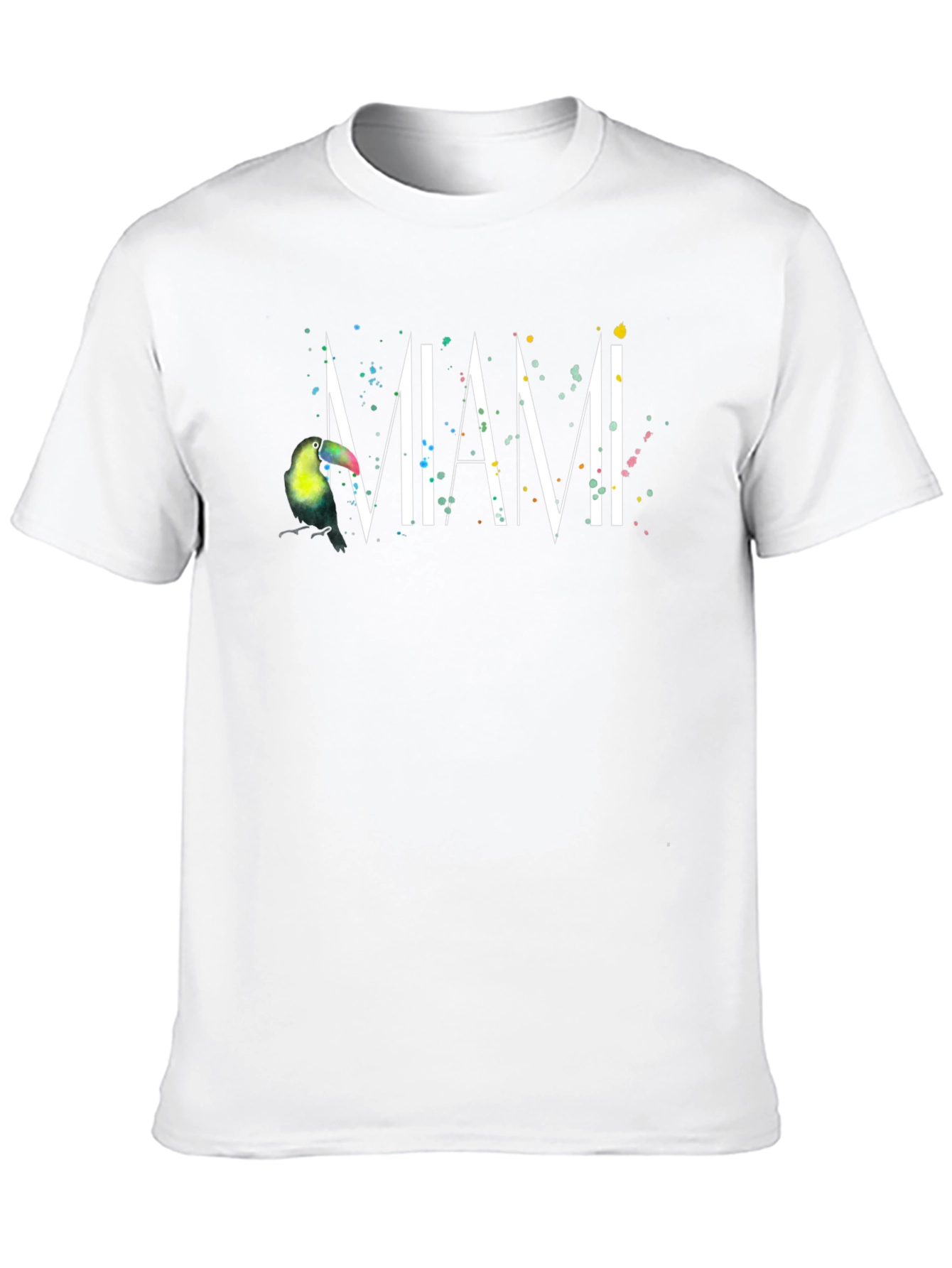 Miami Toucan Black T-Shirt