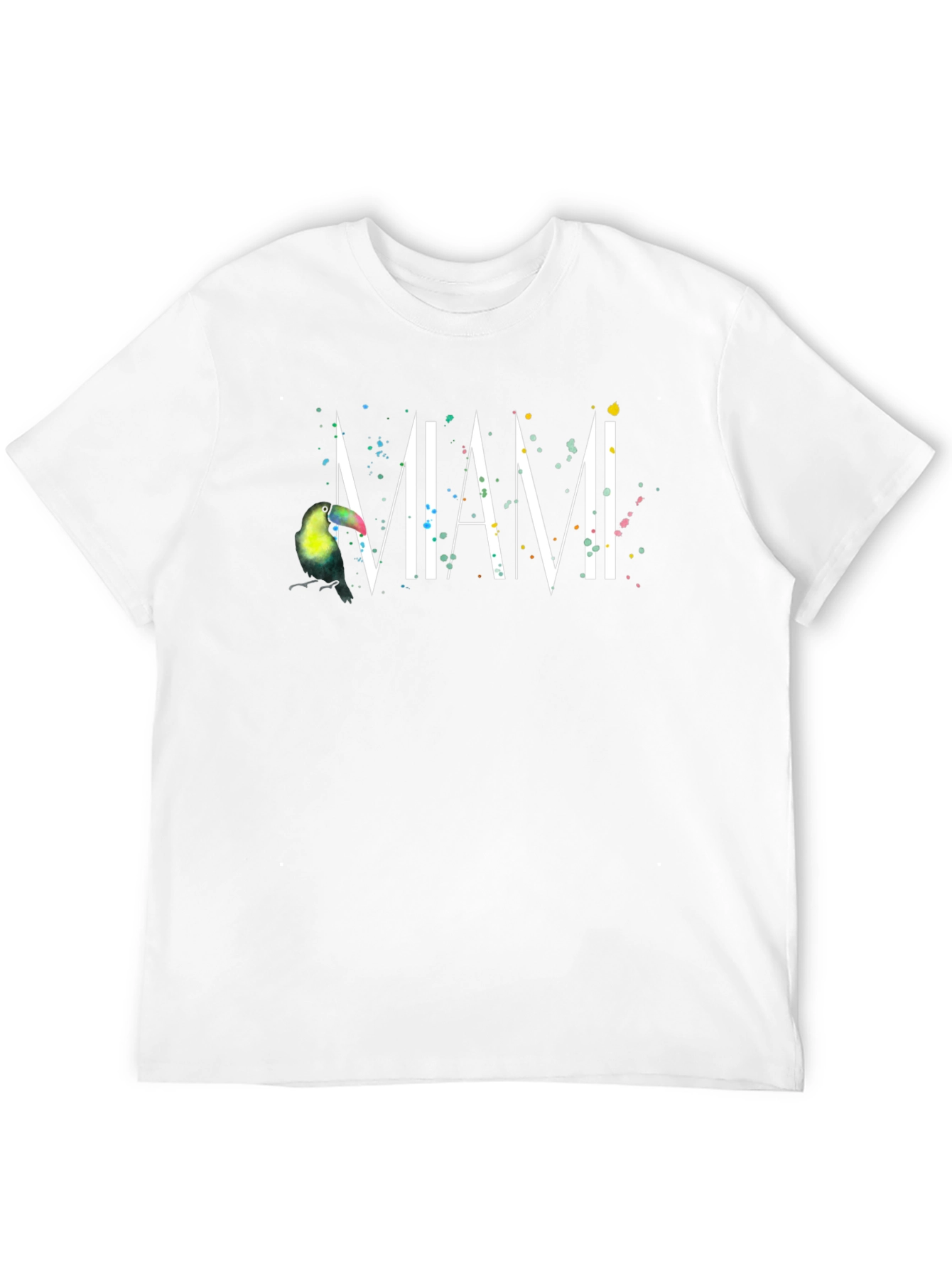 Miami Toucan Black T-Shirt