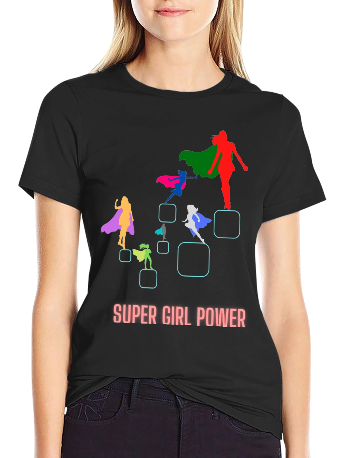 Super Girl Power Graphic T-Shirt