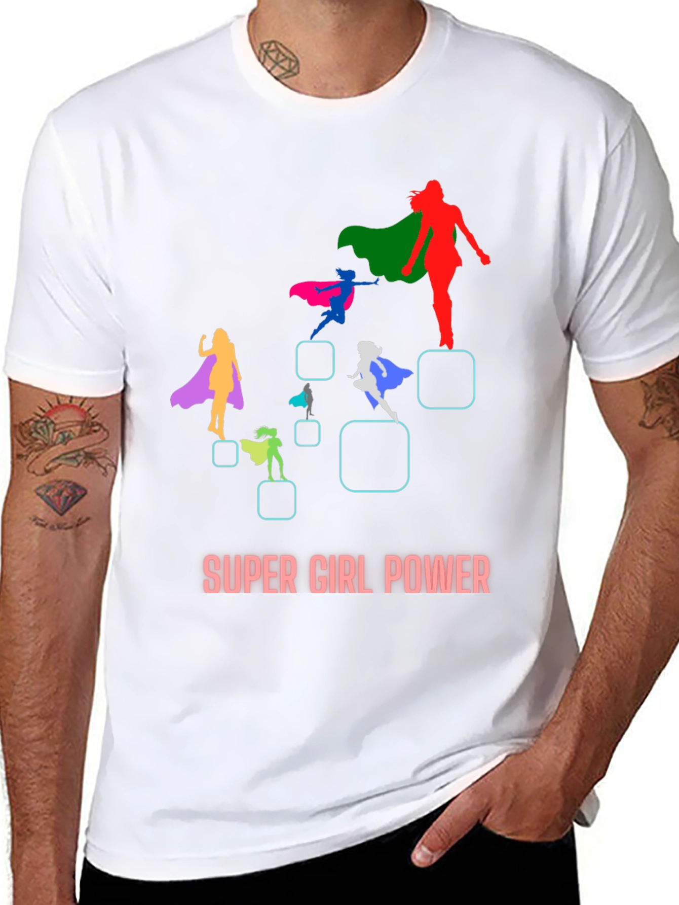 Super Girl Power Graphic T-Shirt