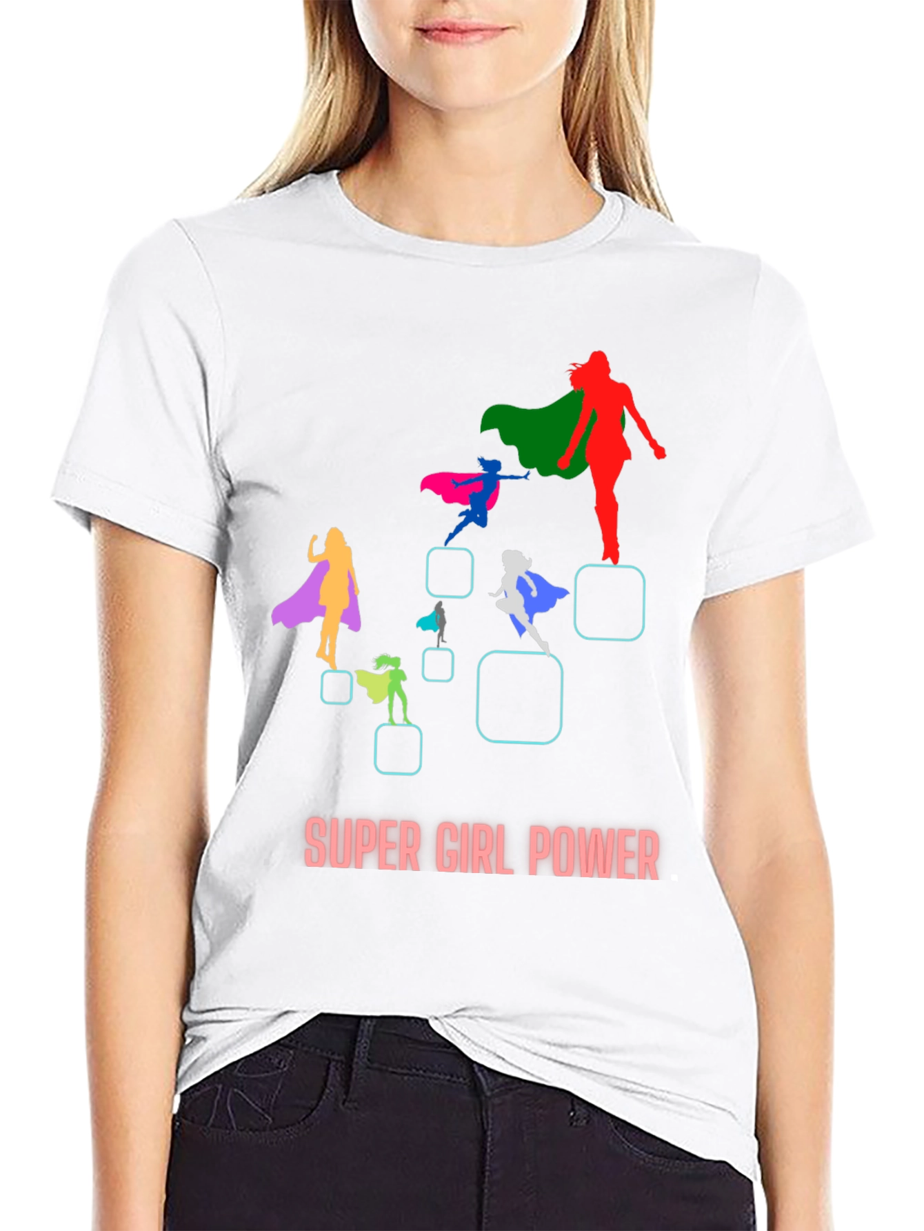 Super Girl Power Graphic T-Shirt