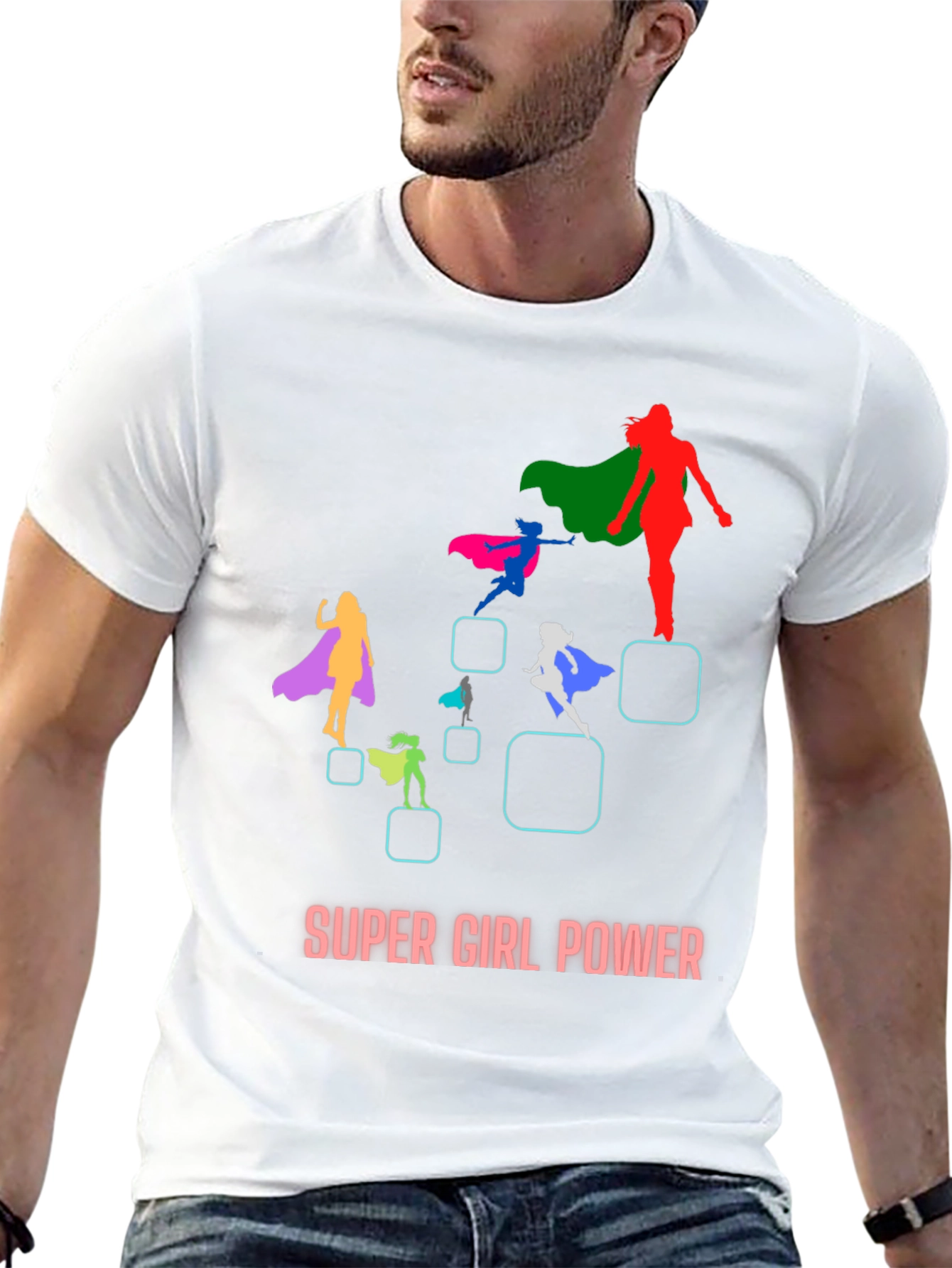 Super Girl Power Graphic T-Shirt