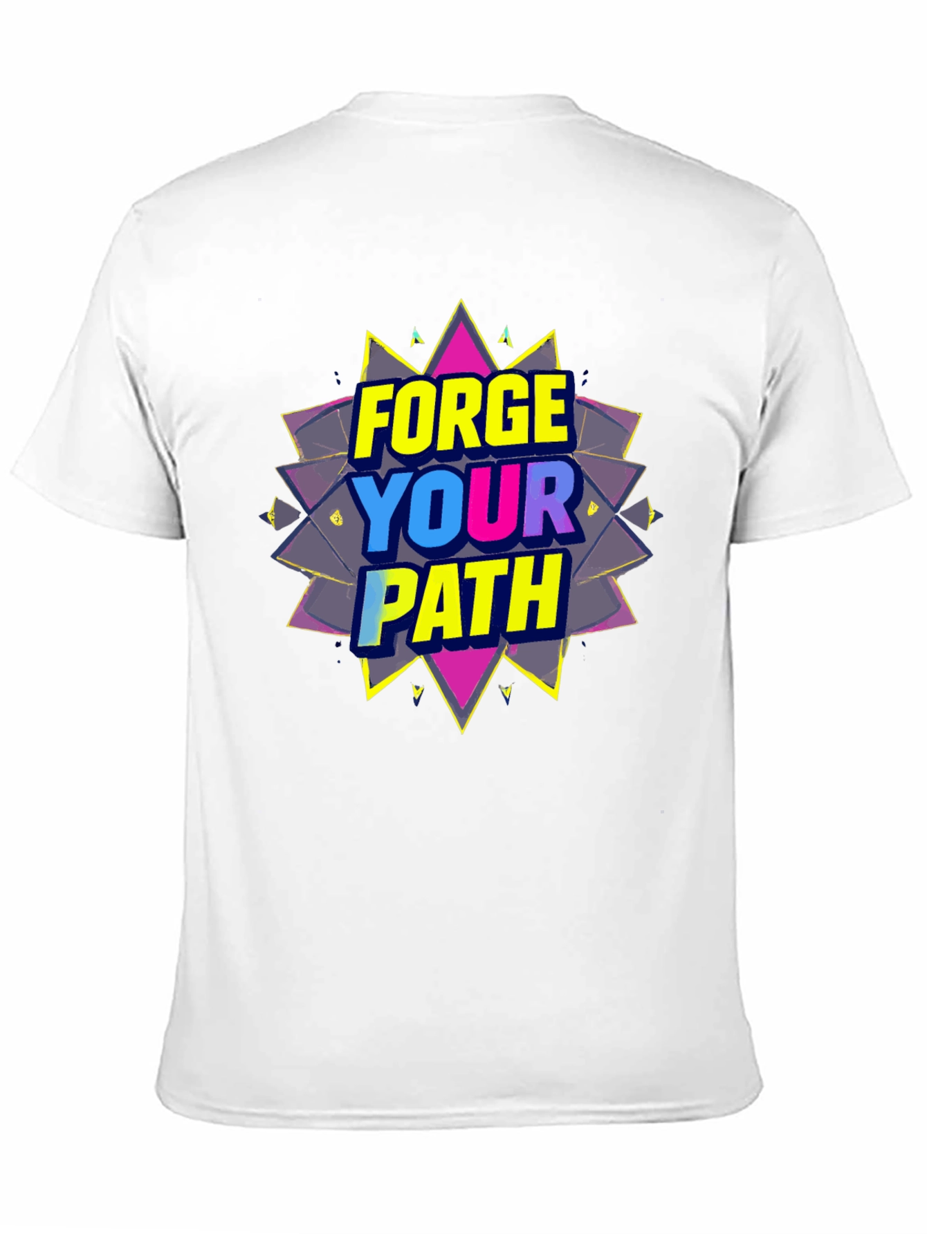 Forge Your Path Black Graphic T-Shirt