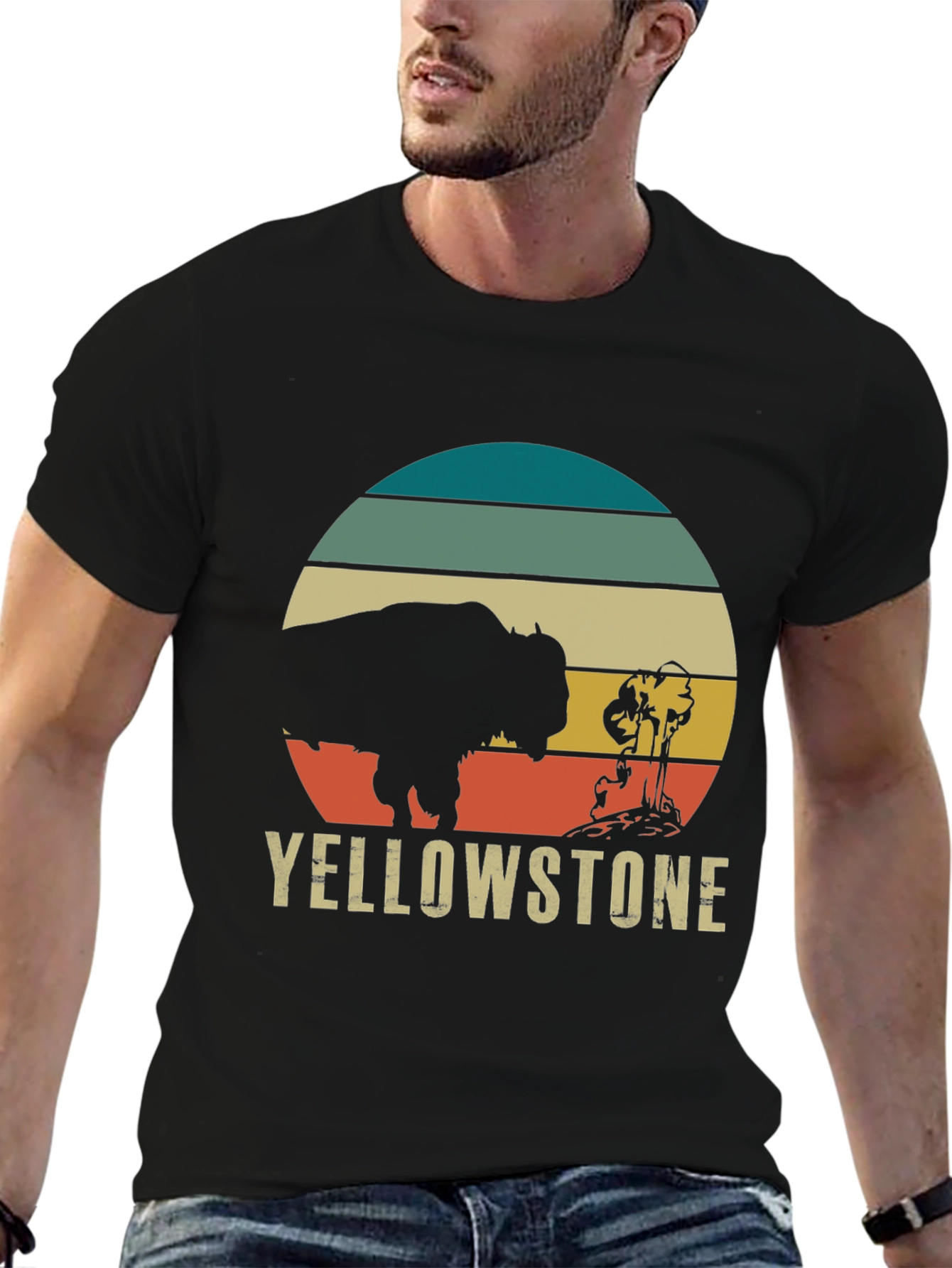 Yellowstone Buffalo Retro Graphic Tee