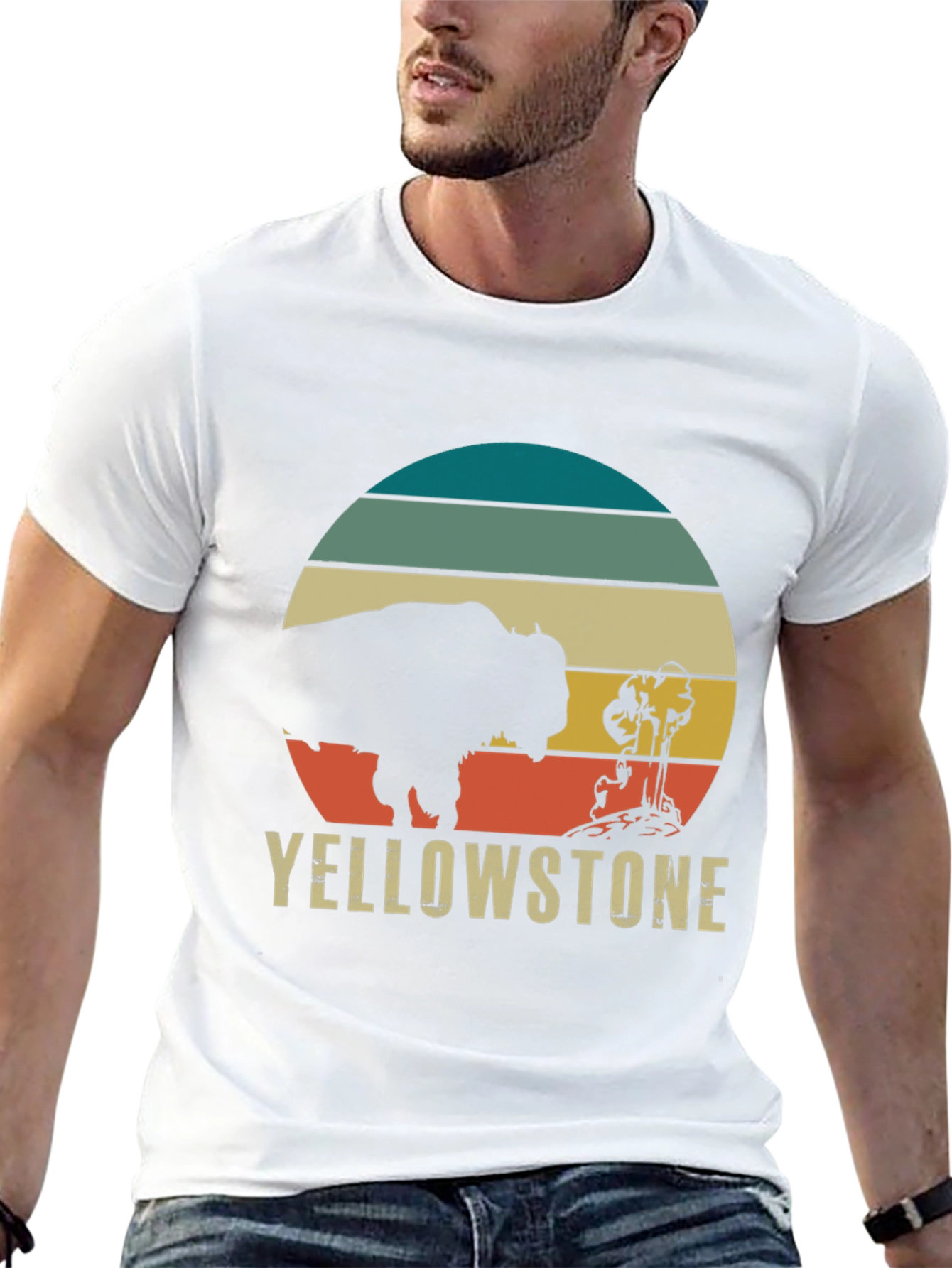 Yellowstone Buffalo Retro Graphic Tee