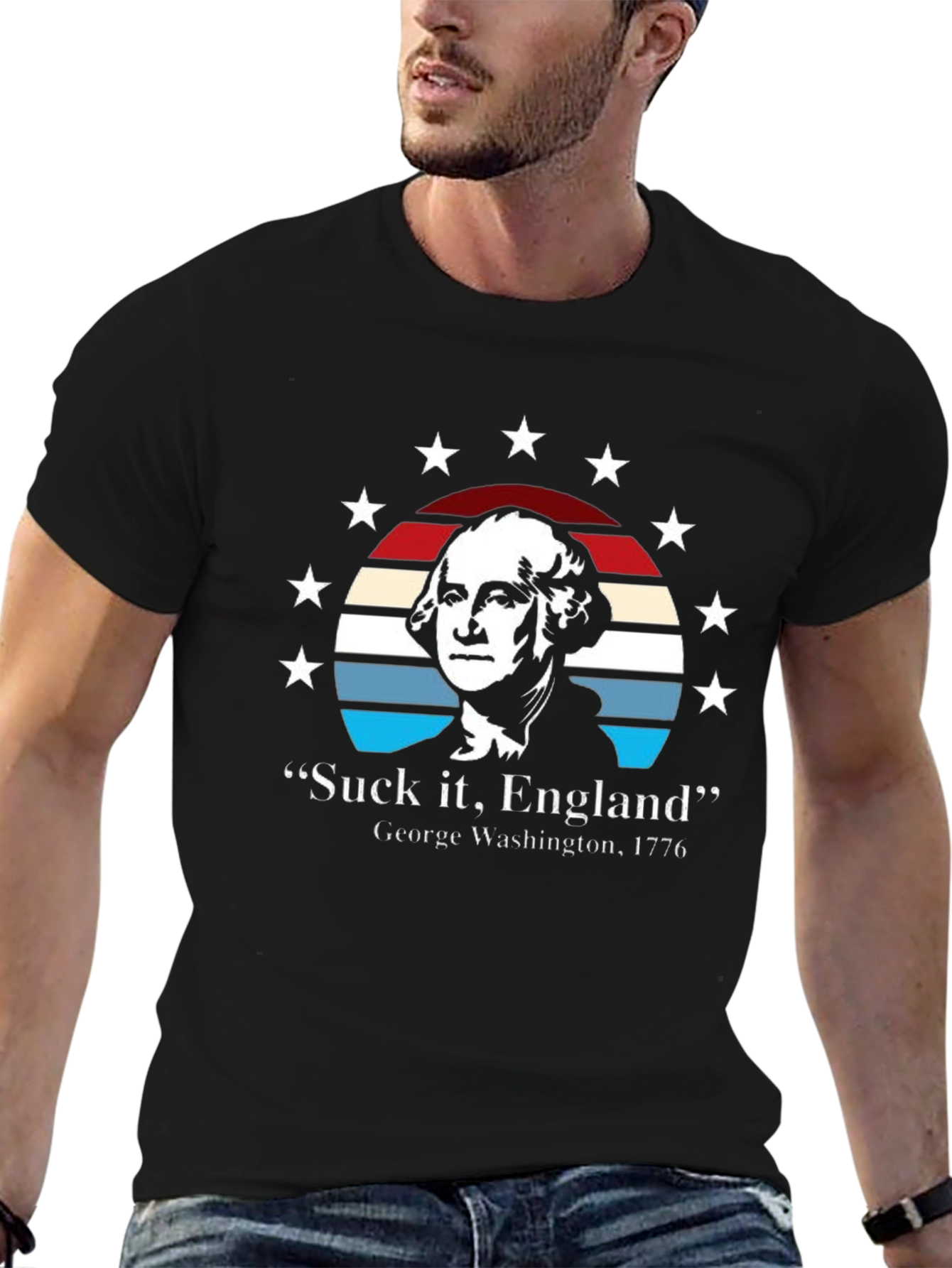 Suck It England T-Shirt - George Washington 1776