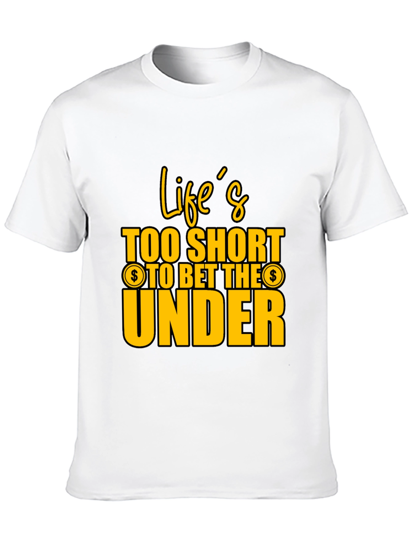 Lifes Too Short Black Graphic Tee