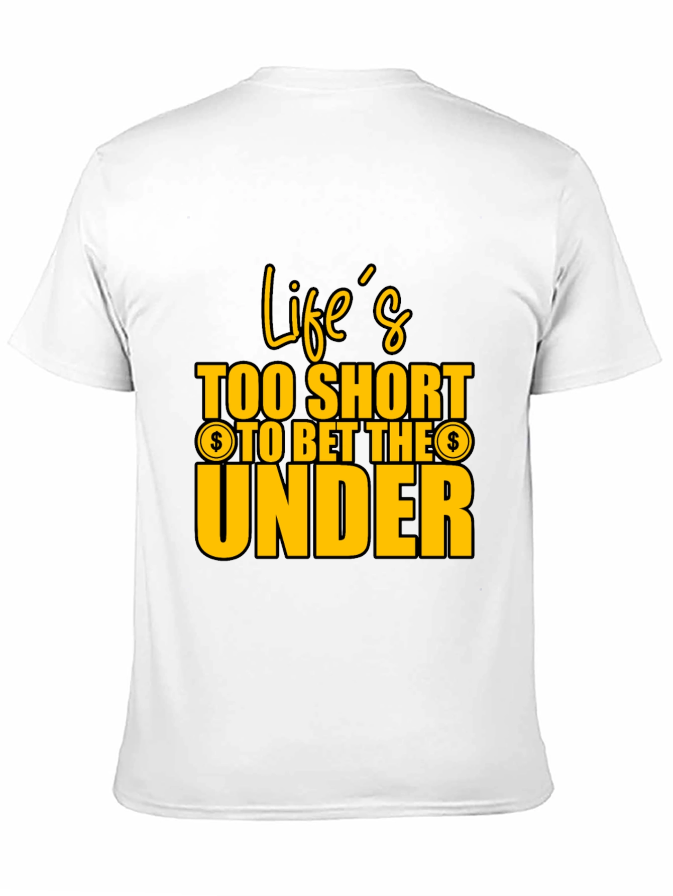 Lifes Too Short Black Graphic Tee