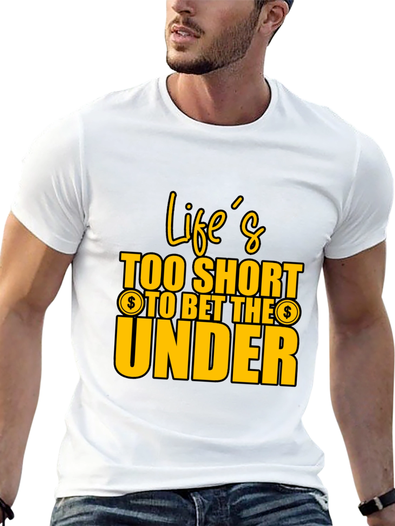 Lifes Too Short Black Graphic Tee