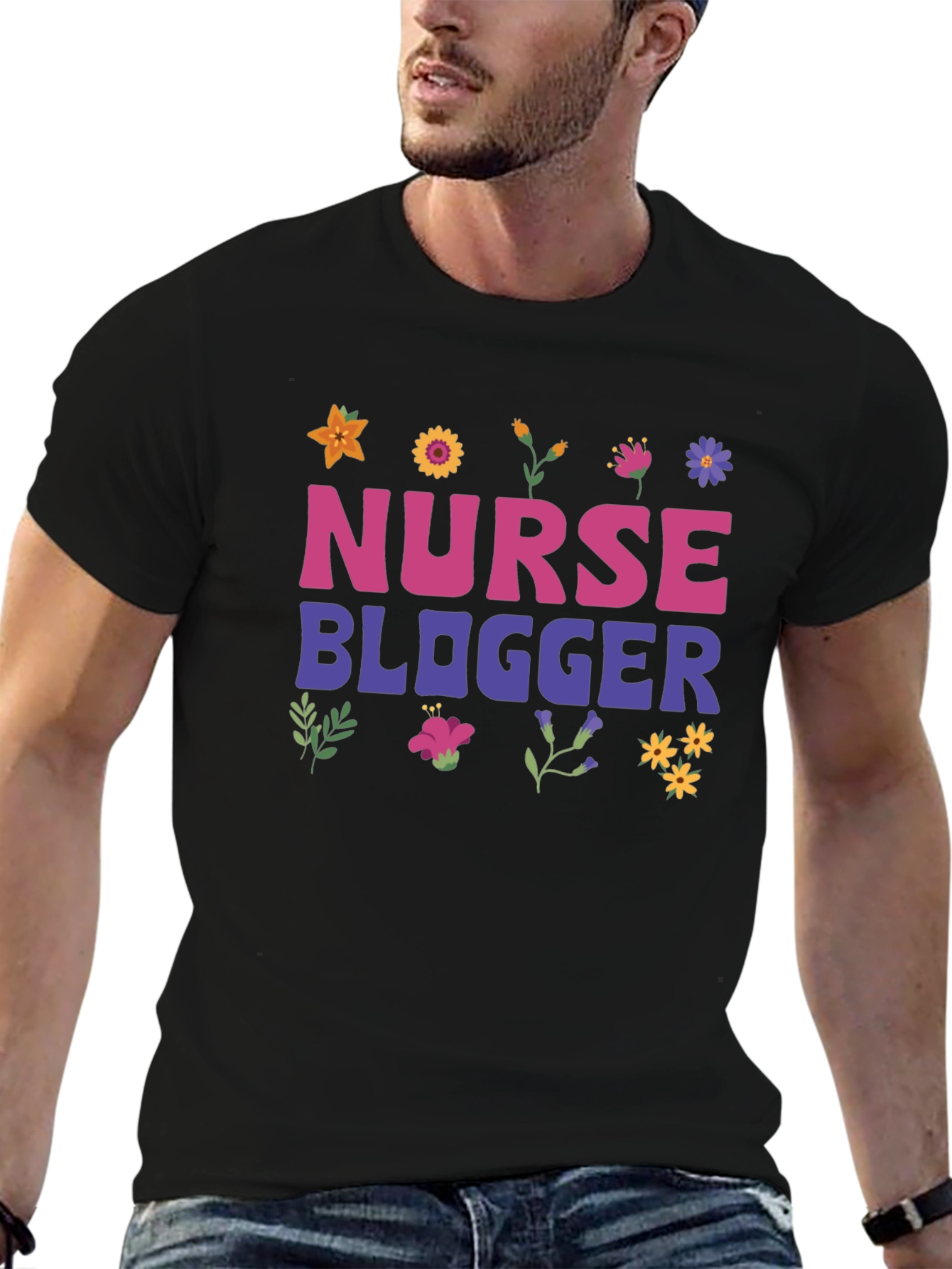 Nurse Blogger Graphic T-Shirt