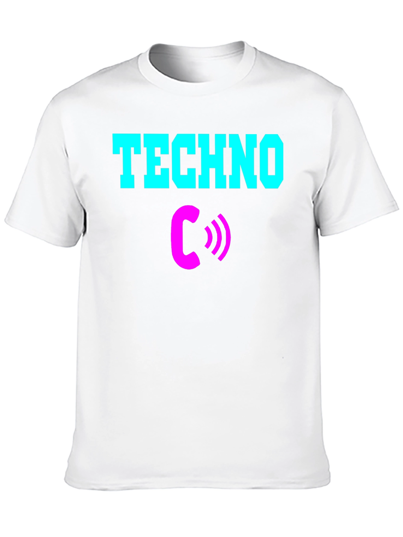 Techno Calling T-Shirt - Vibrant Graphic Tee
