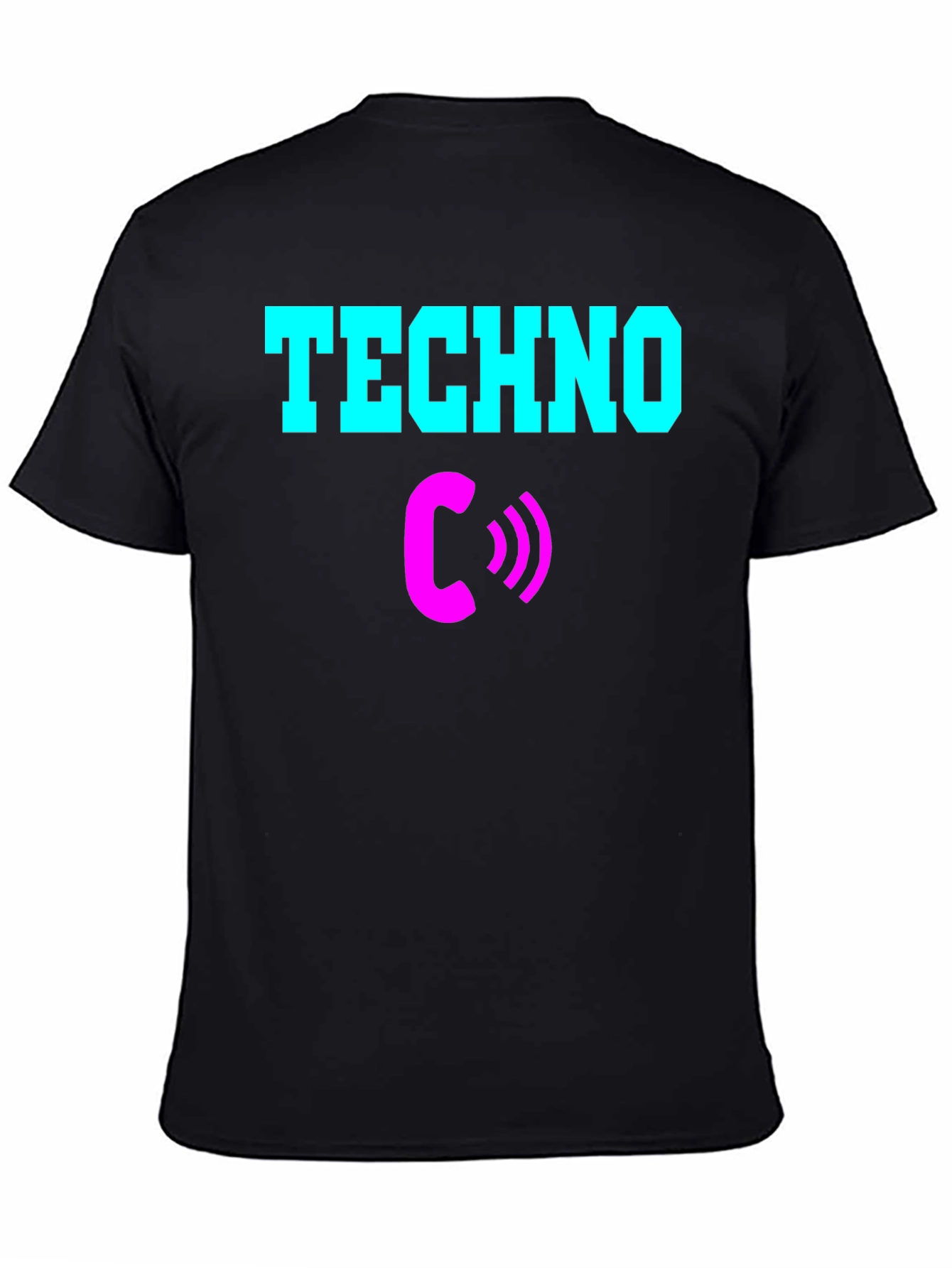 Techno Calling T-Shirt - Vibrant Graphic Tee