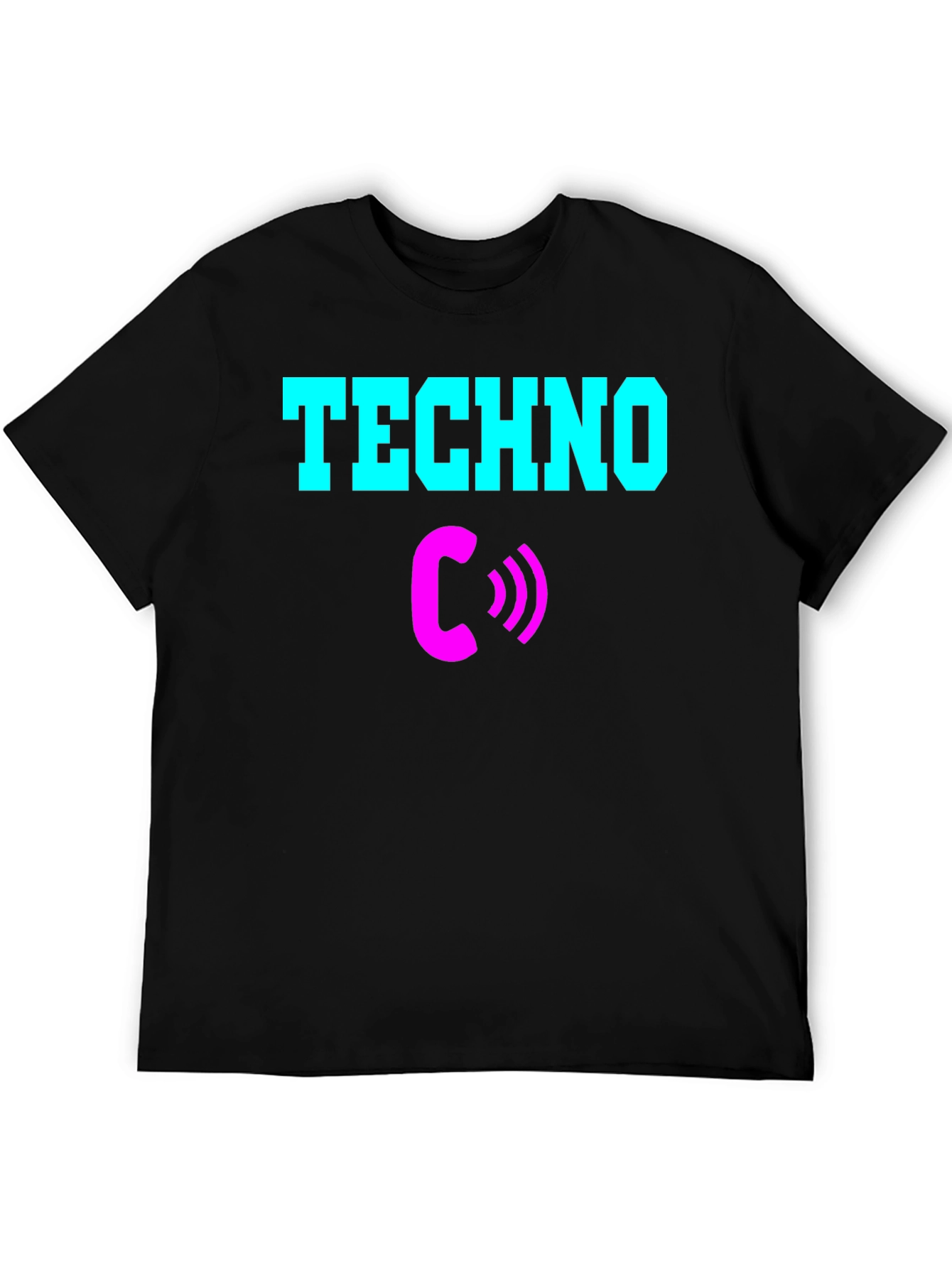 Techno Calling T-Shirt - Vibrant Graphic Tee