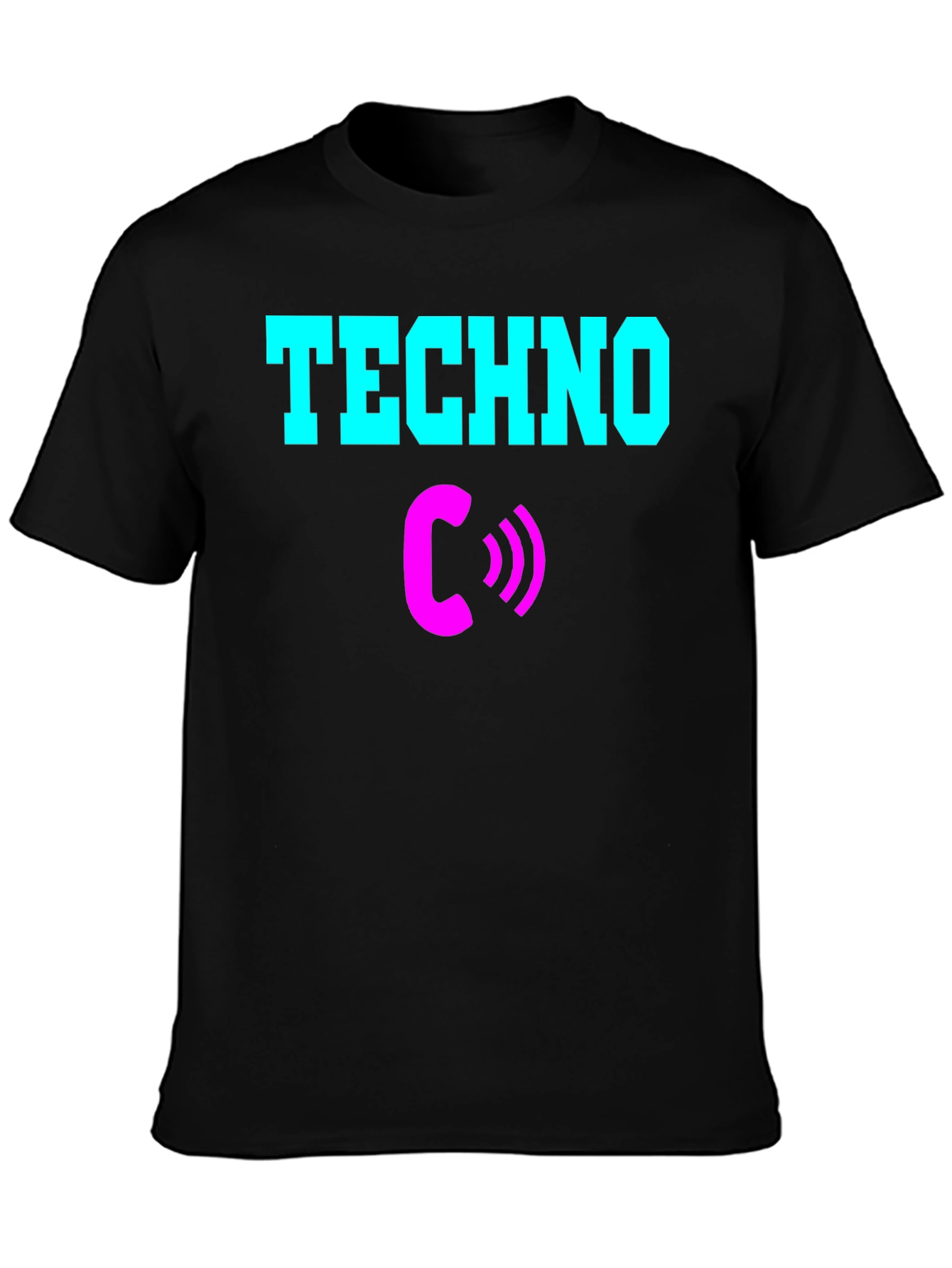 Techno Calling T-Shirt - Vibrant Graphic Tee
