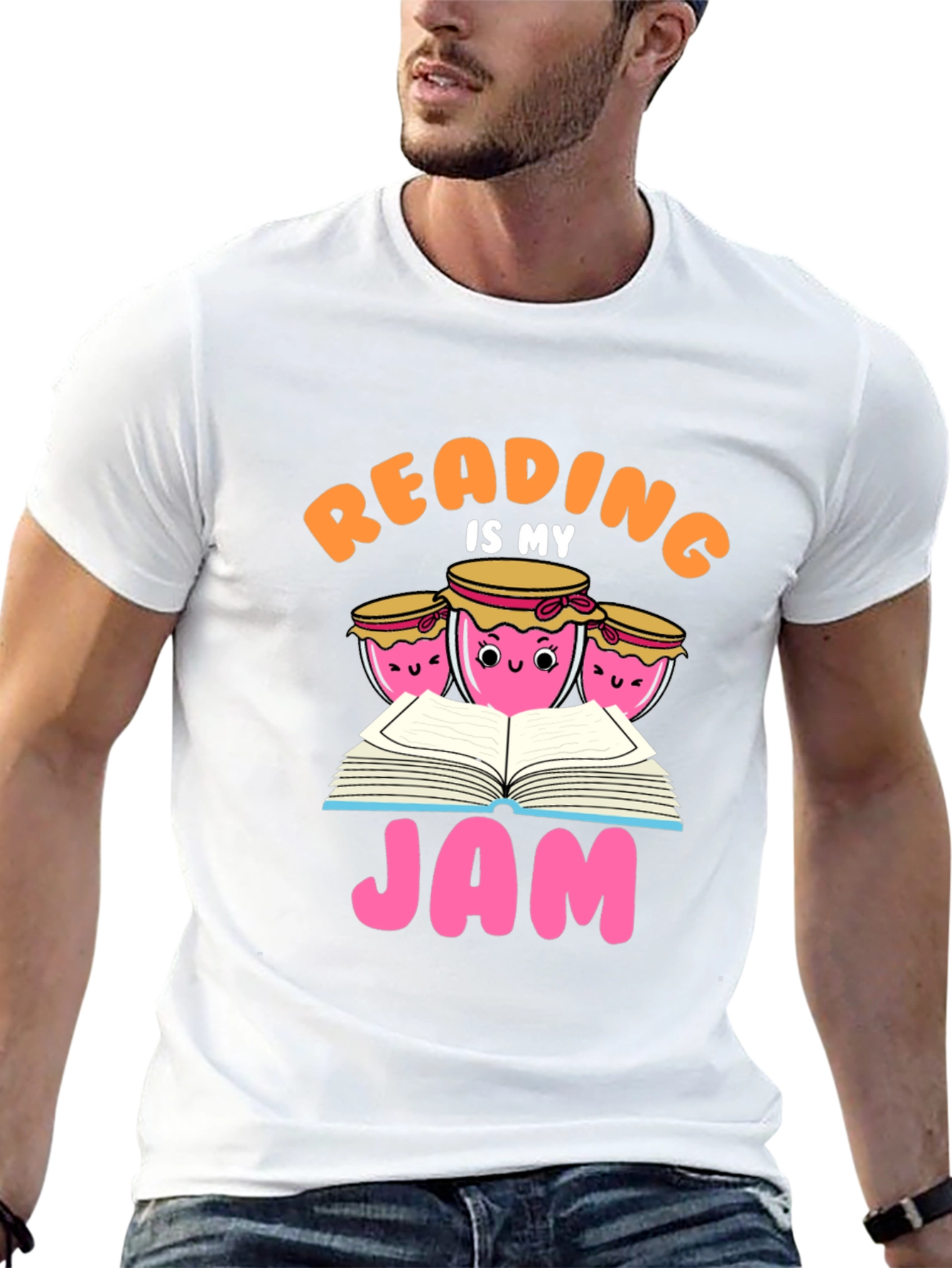 Reading Is My Jam T-Shirt - Book Lover Tee