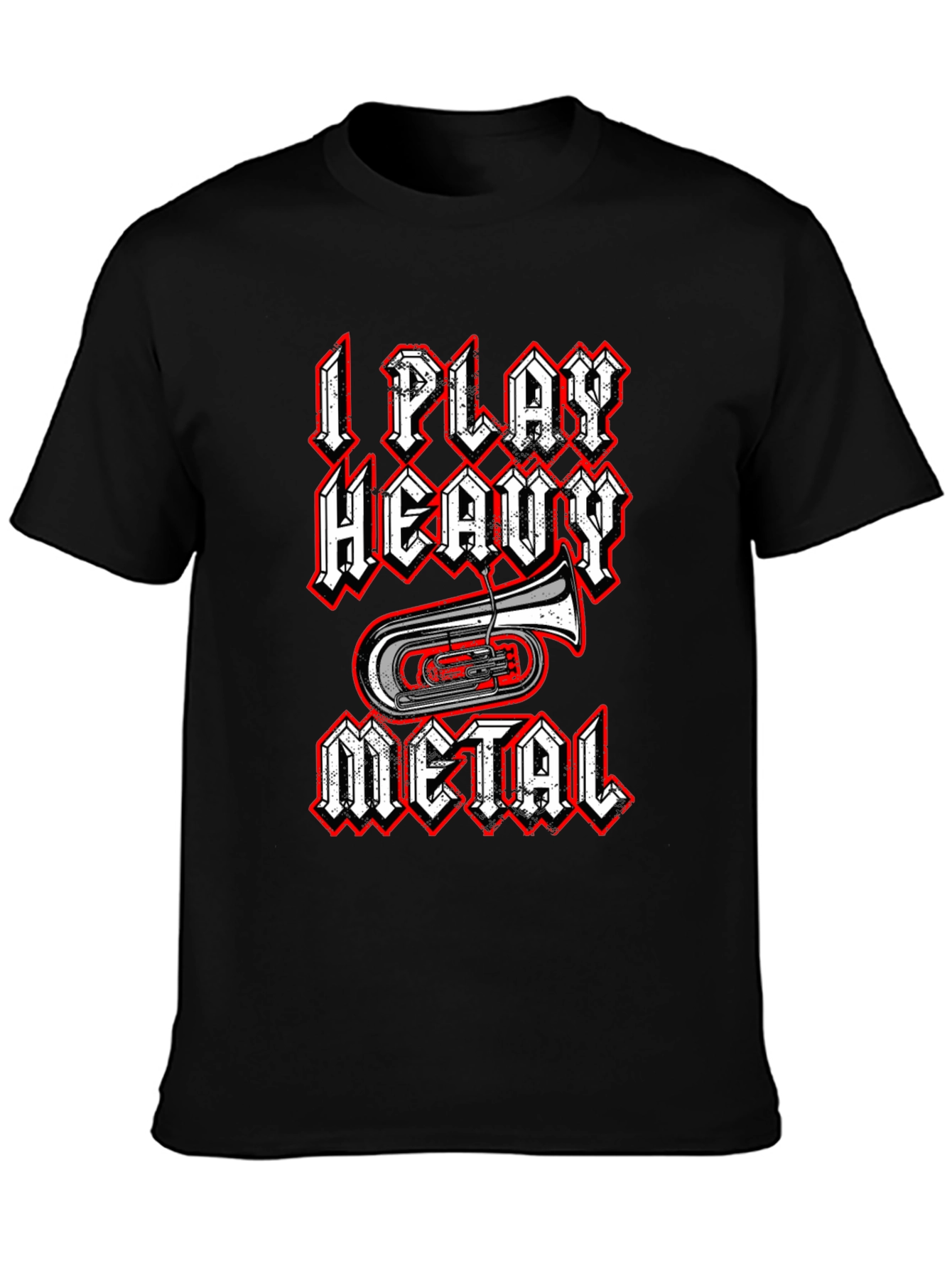 I Play Heavy Metal T-Shirt - Funny Band Tee