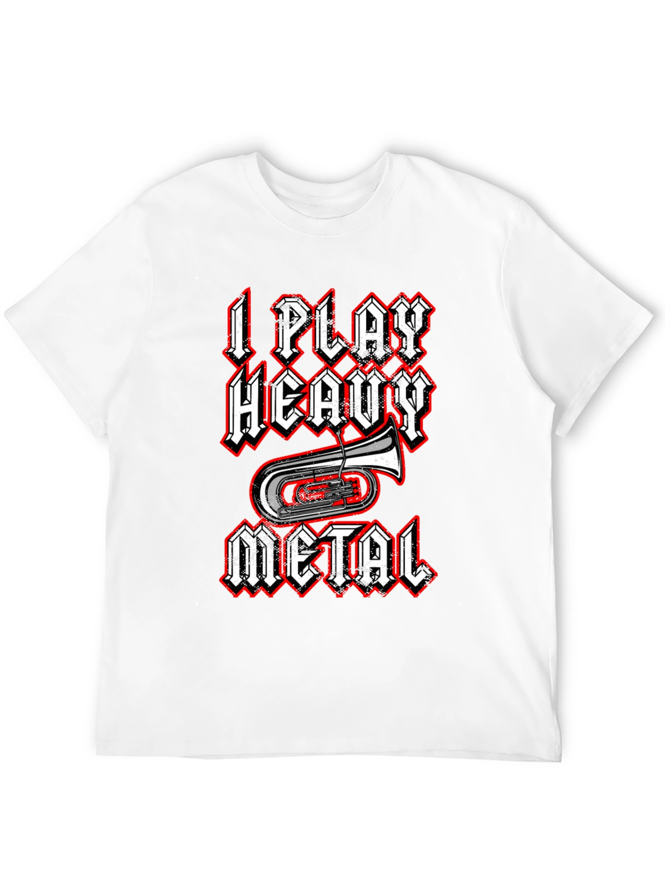 I Play Heavy Metal T-Shirt - Funny Band Tee