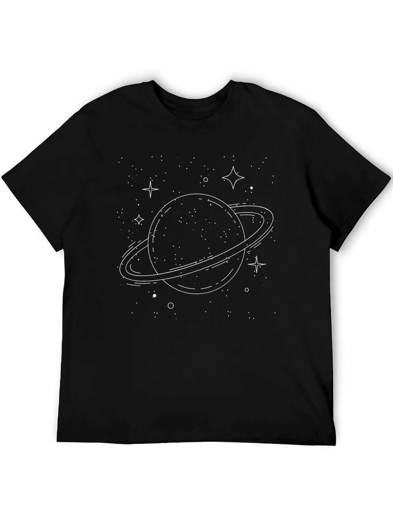 Planet Graphic Black Tee