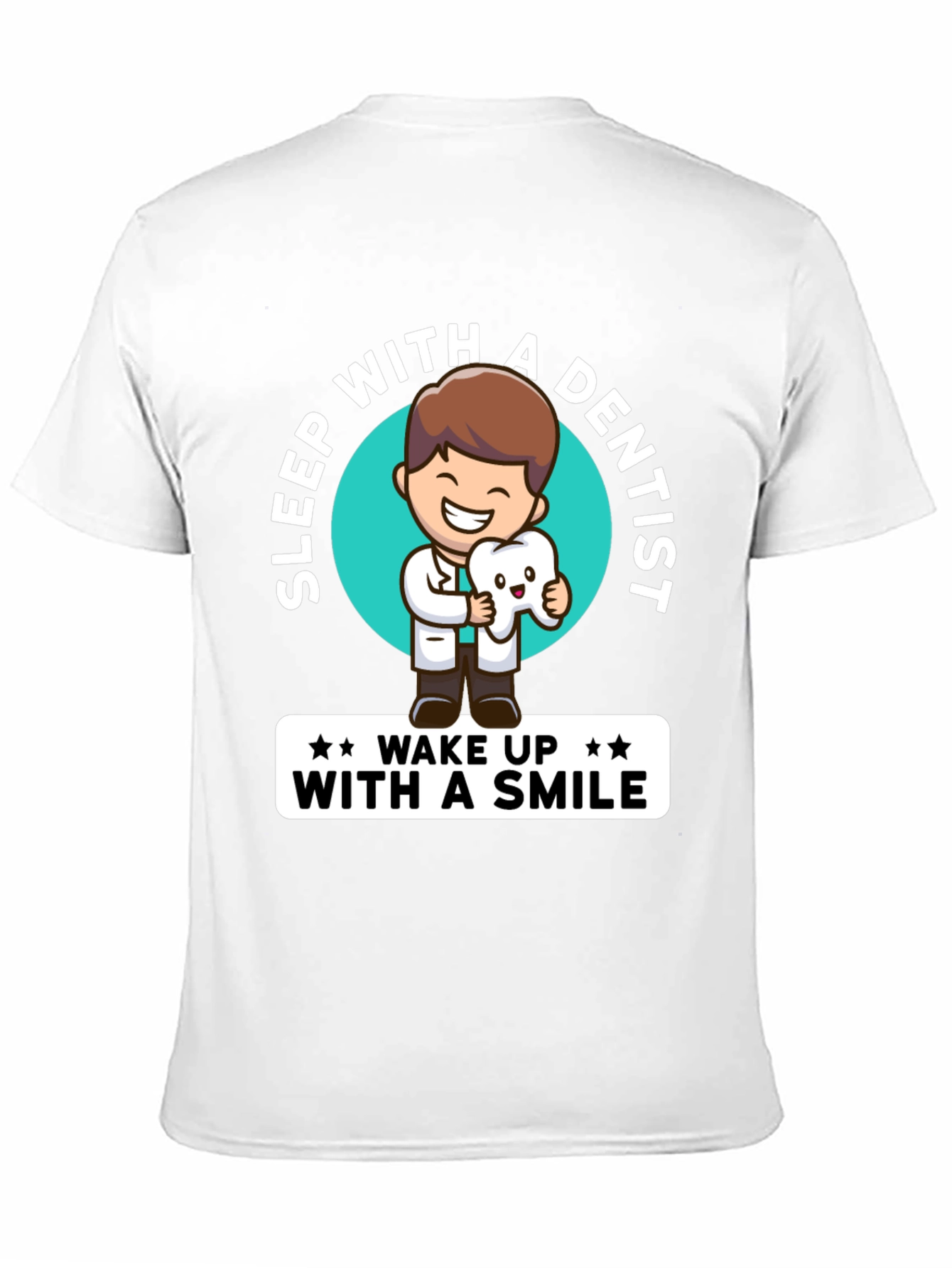 Sleep With a Dentist Black Graphic Tee