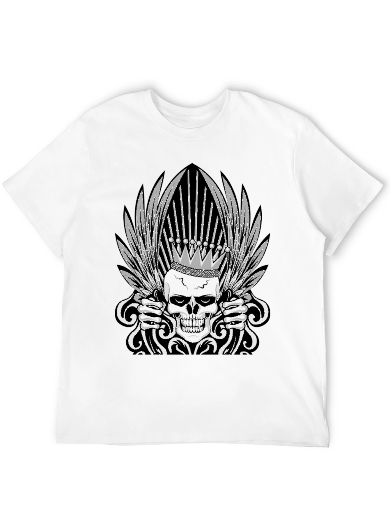 Skull King Graphic Tee - Black T-Shirt