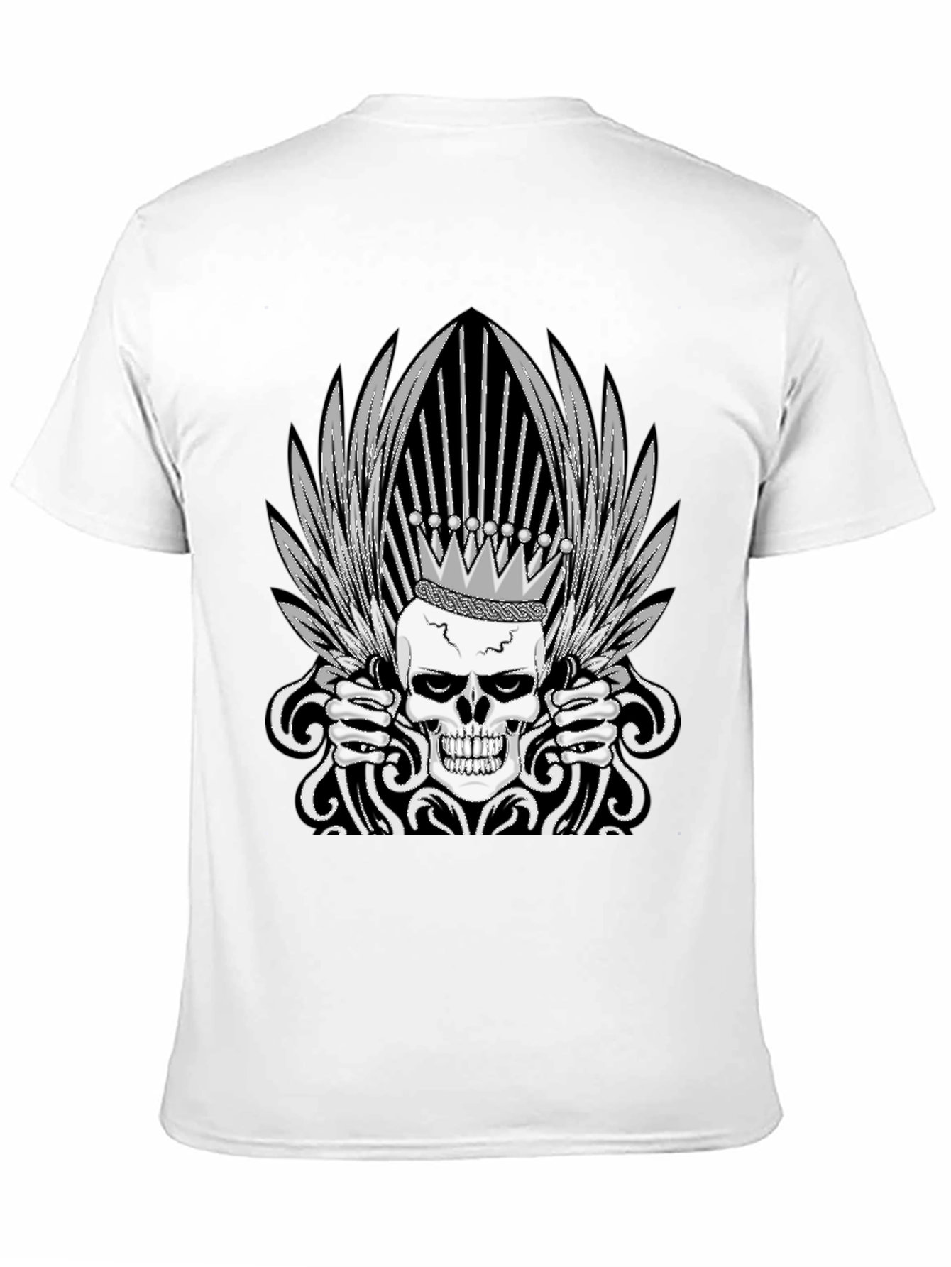 Skull King Graphic Tee - Black T-Shirt
