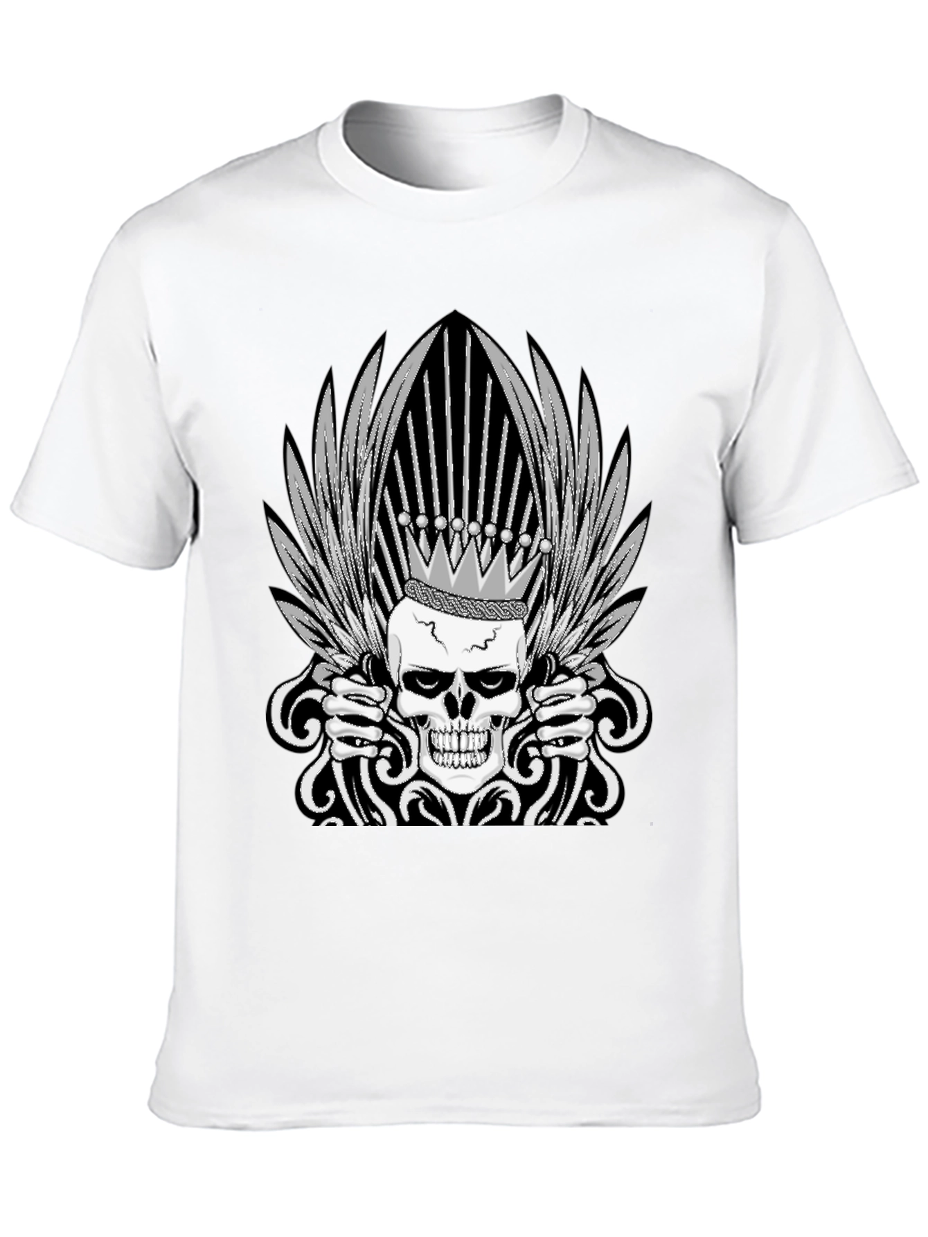 Skull King Graphic Tee - Black T-Shirt