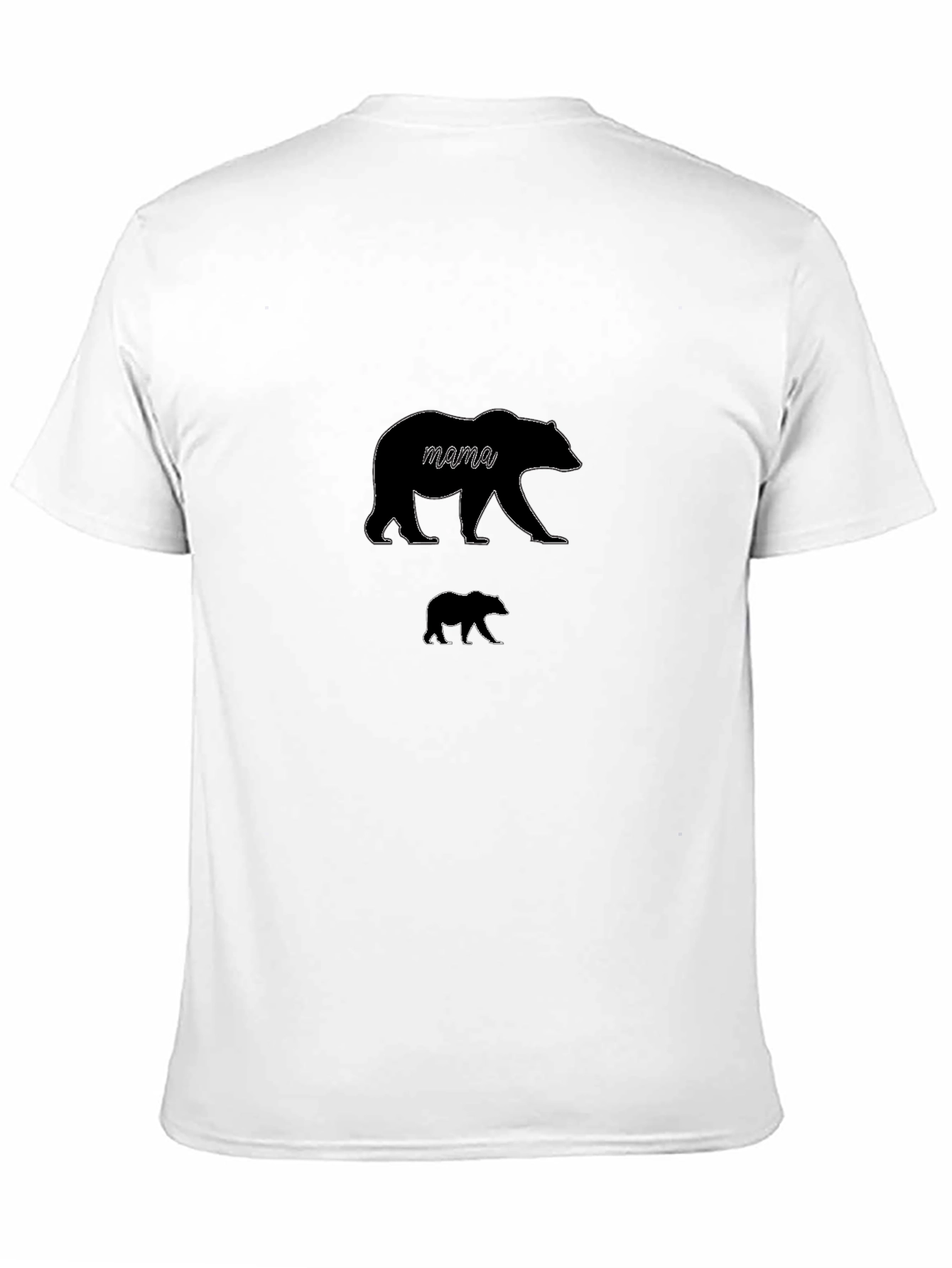 Mama Bear T-Shirt - Black Cotton Graphic Tee