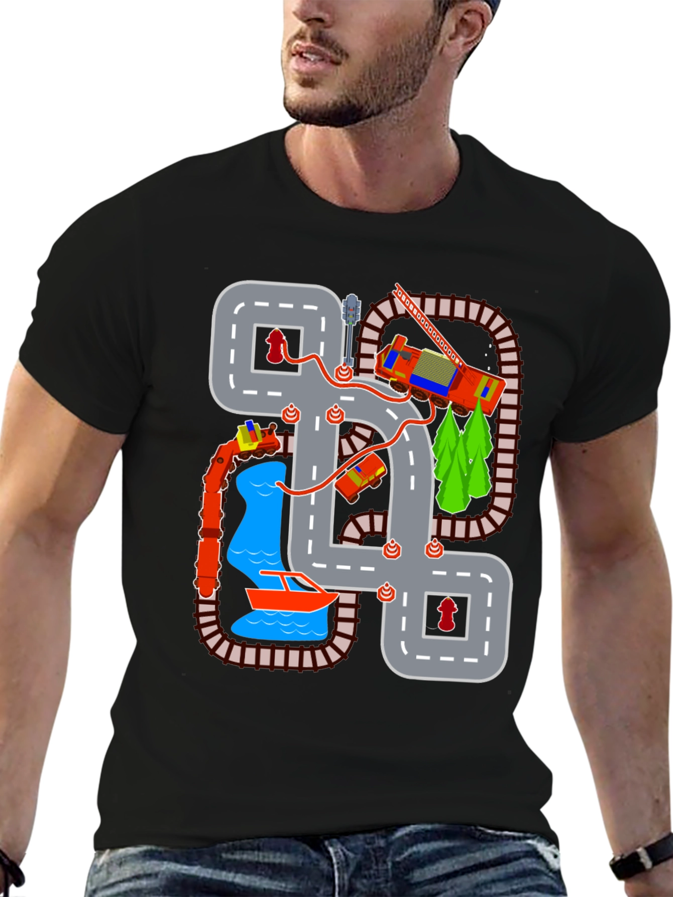 Playful City Road T-Shirt