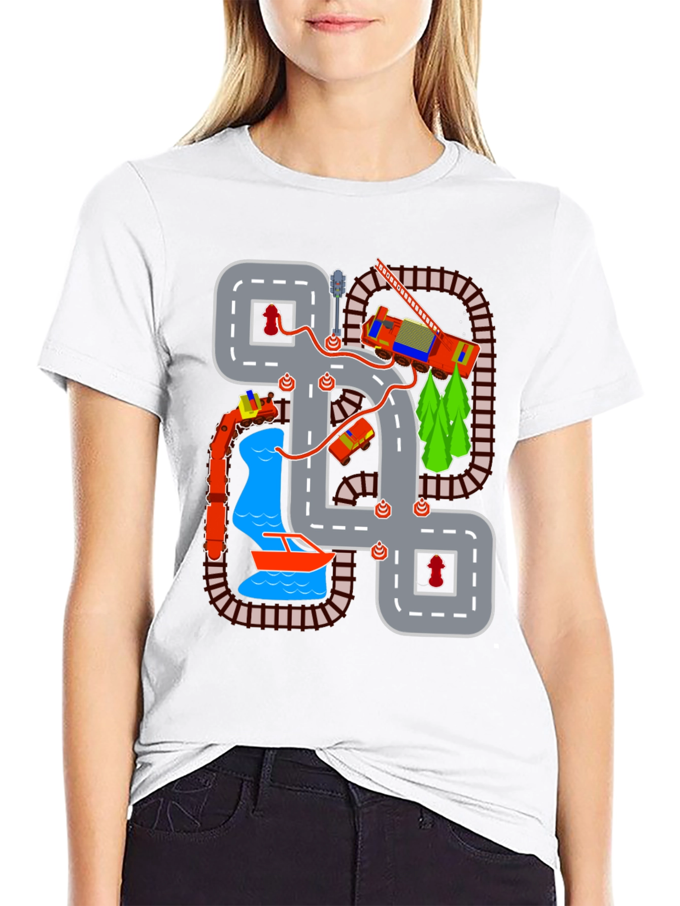 Playful City Road T-Shirt