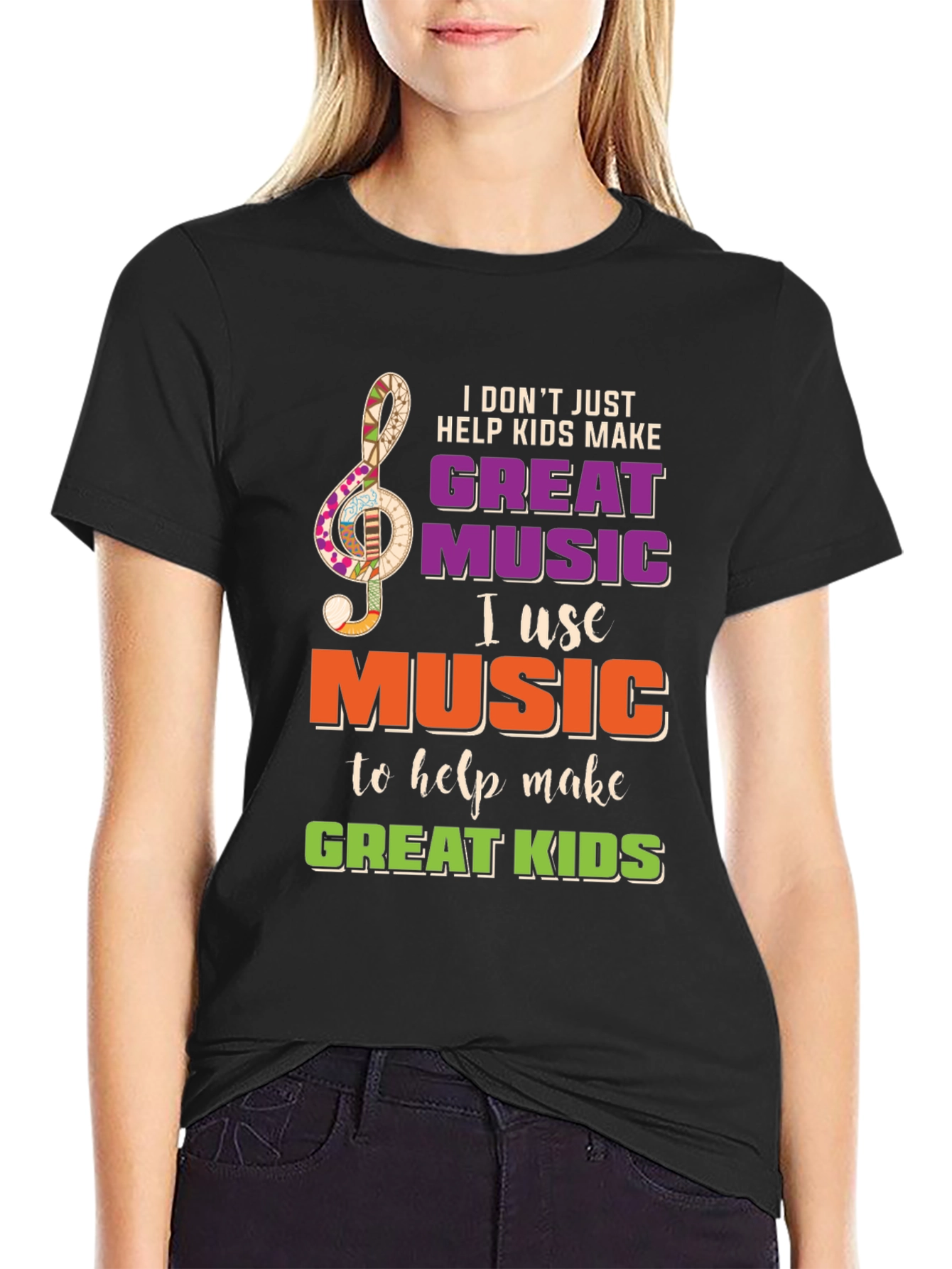 Music Teacher Graphic T-Shirt