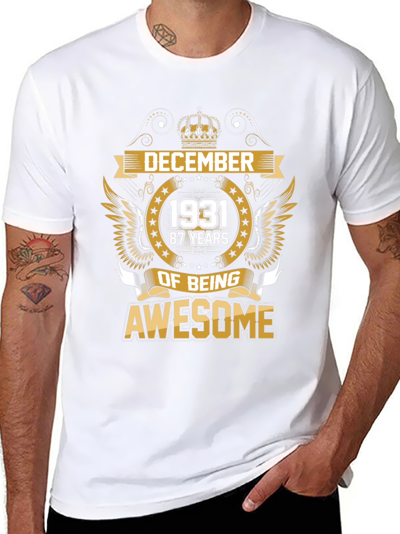 December 1931 87 Years of Being Awesome T-Shirt