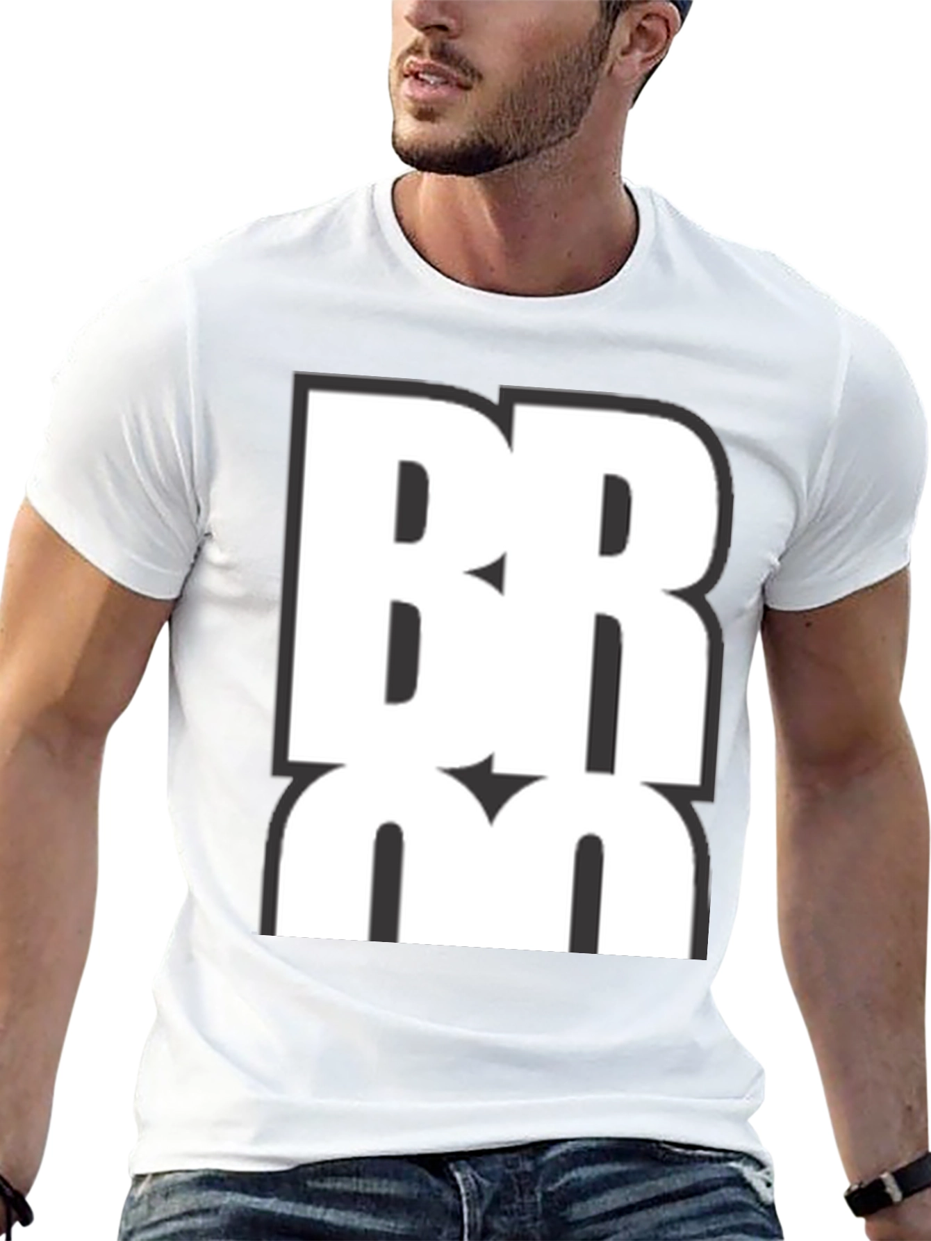 Bold BMRM Graphic Tee - Modern Style