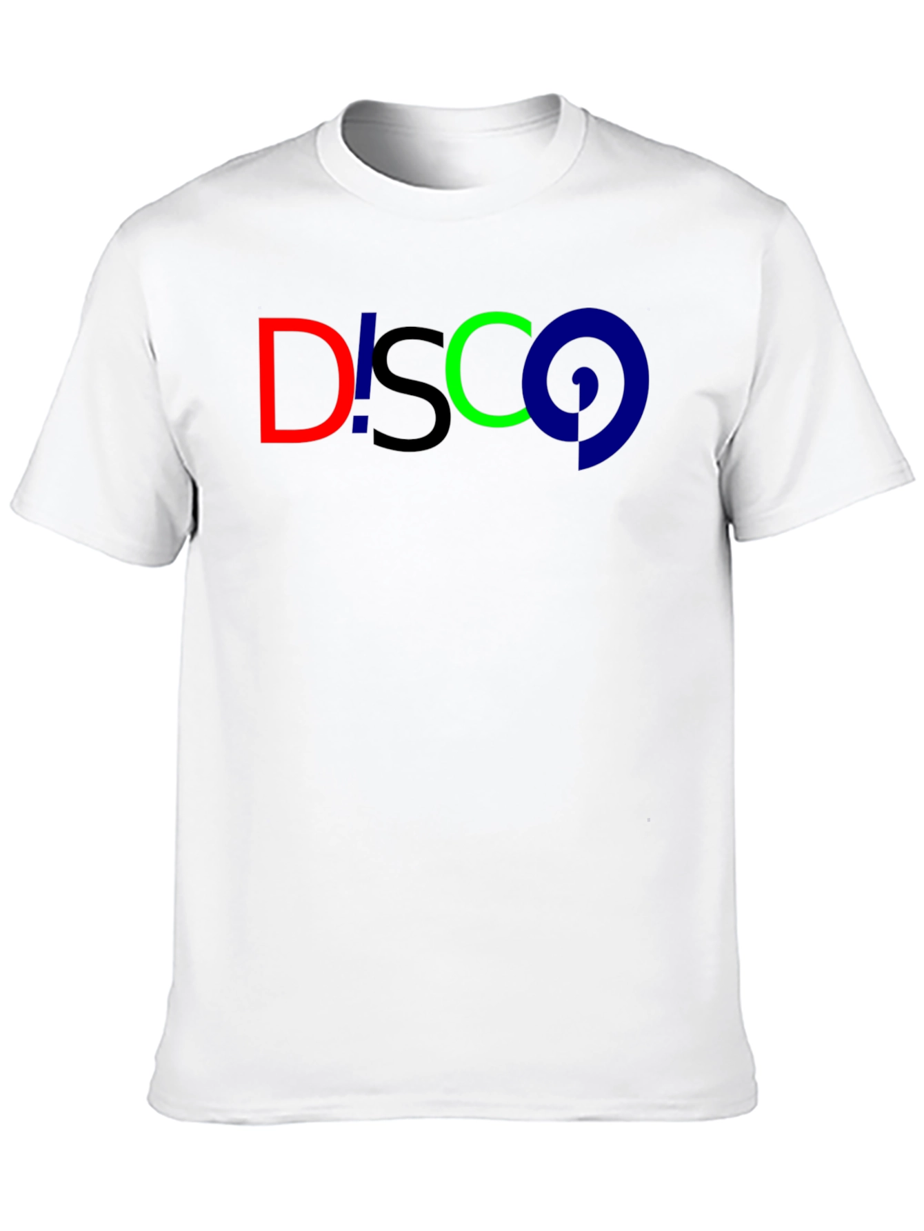Disco Graphic Tee - Black Cotton T-Shirt