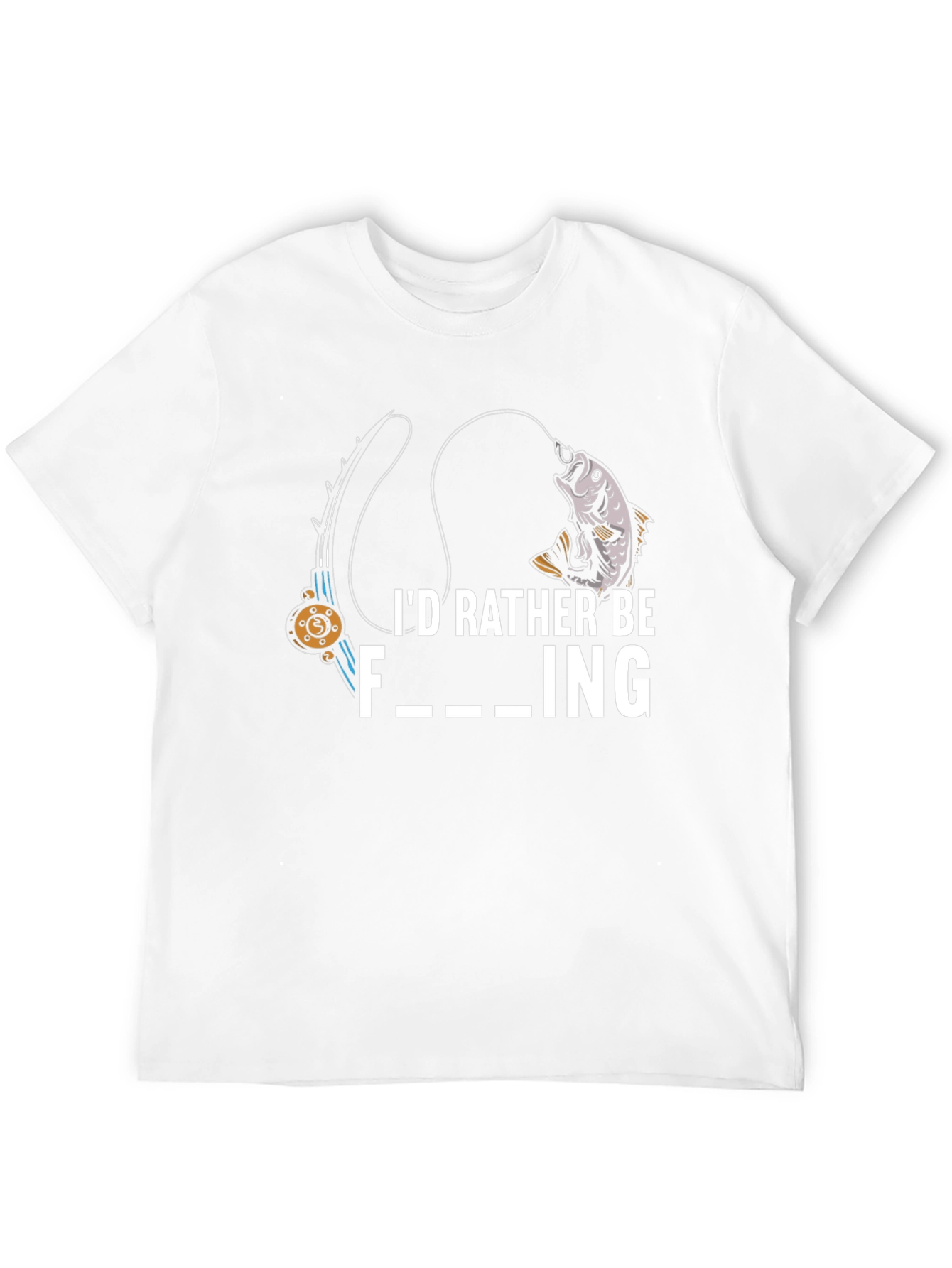 Id Rather Be Fishing Graphic T-Shirt