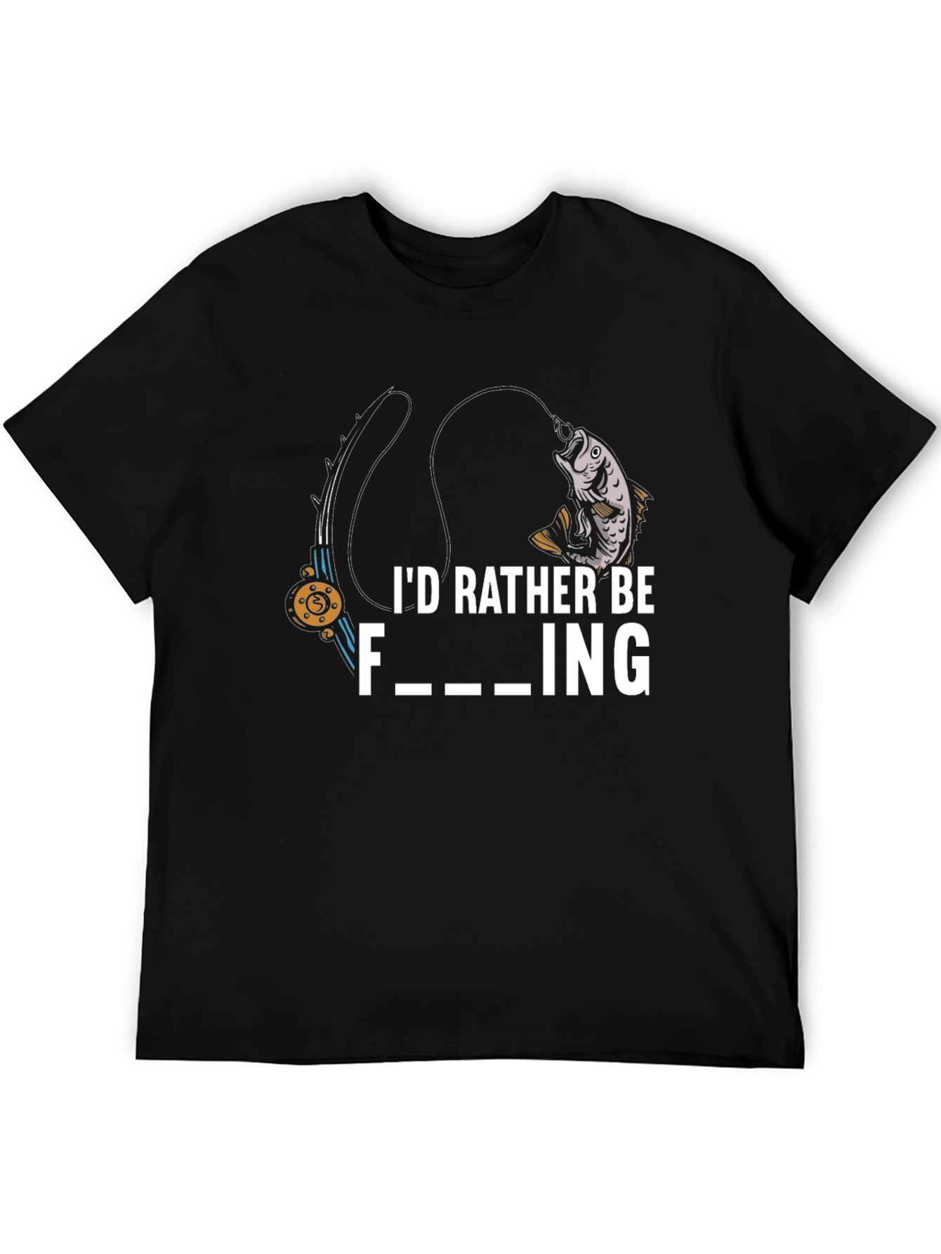 Id Rather Be Fishing Graphic T-Shirt