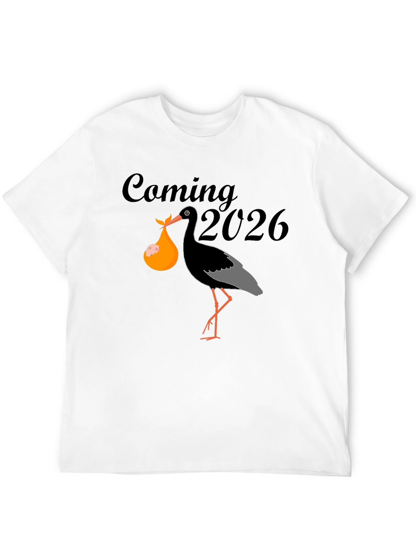 Coming 2026 Stork Unisex T-Shirt