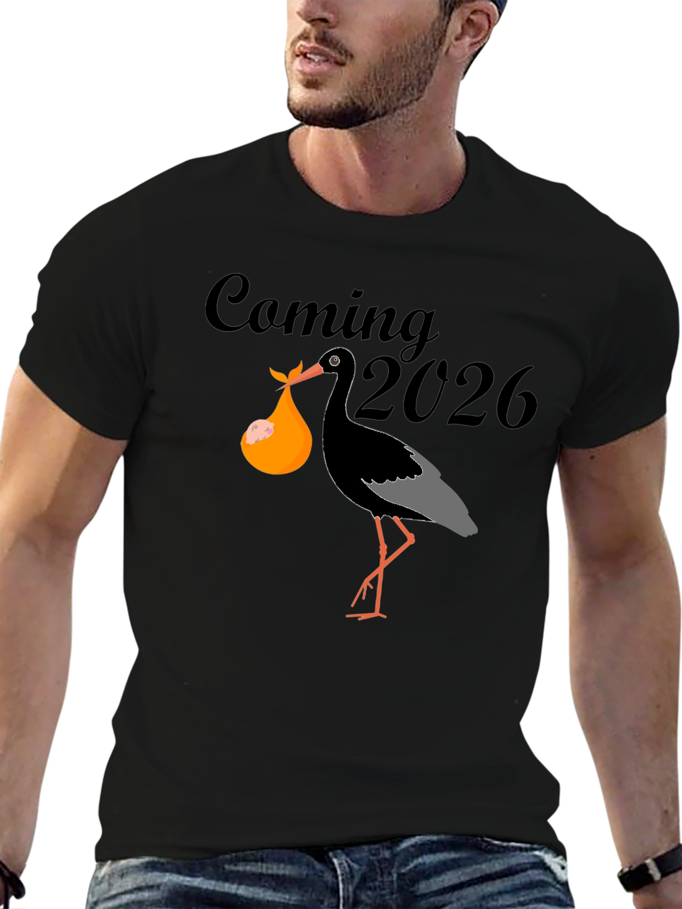 Coming 2026 Stork Unisex T-Shirt