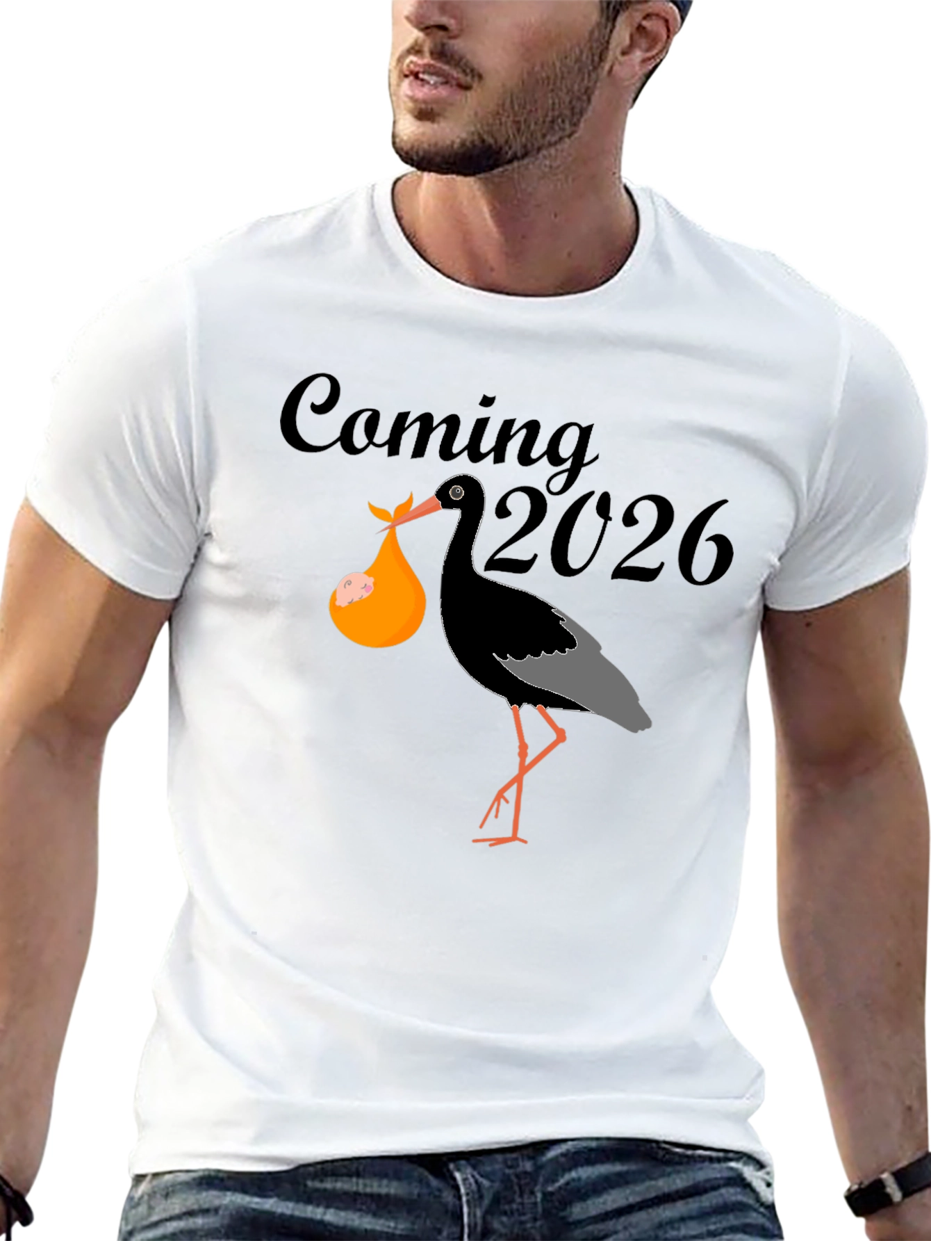 Coming 2026 Stork Unisex T-Shirt