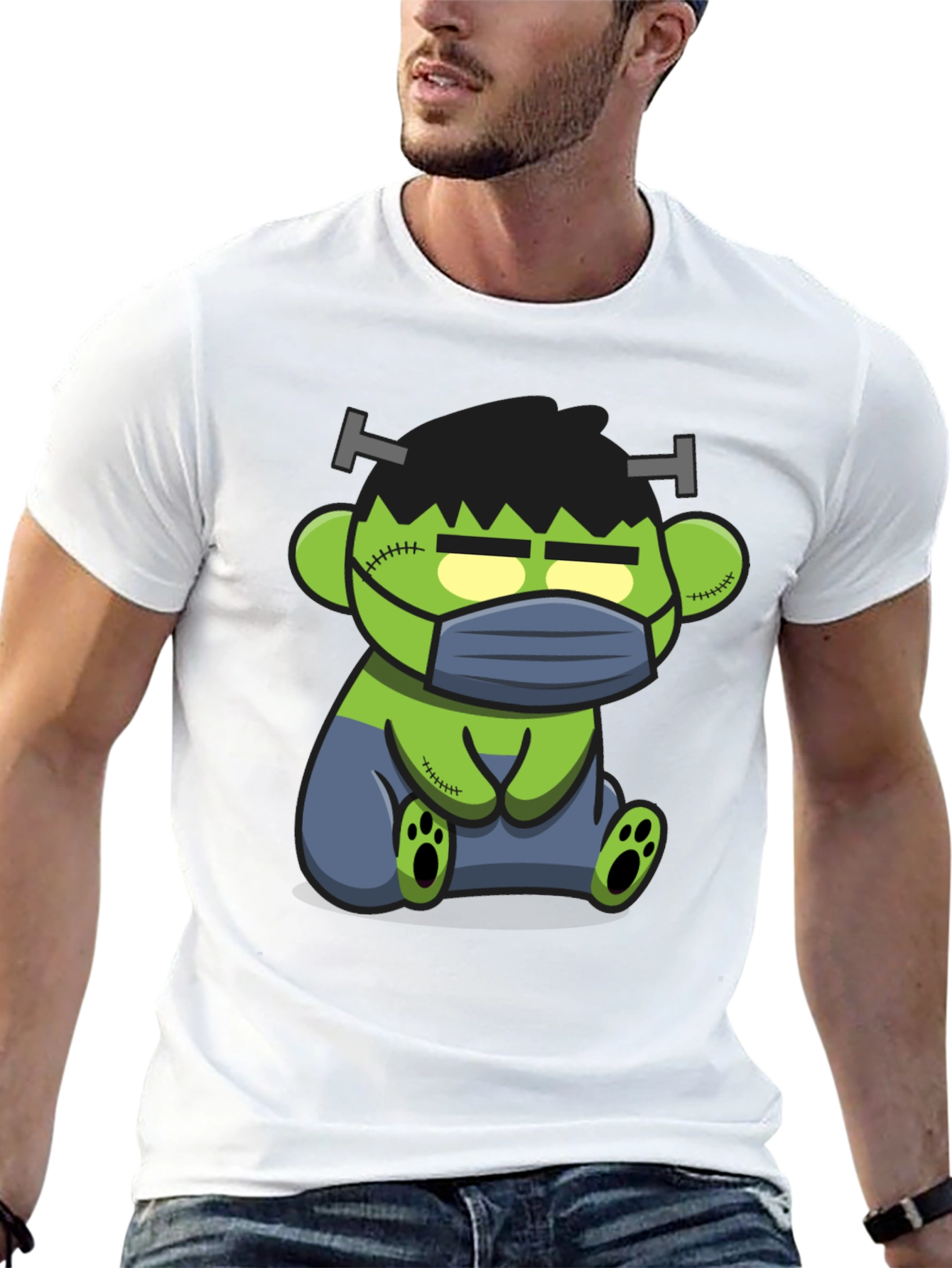 Frankenstein Bear T-Shirt - Halloween Edition