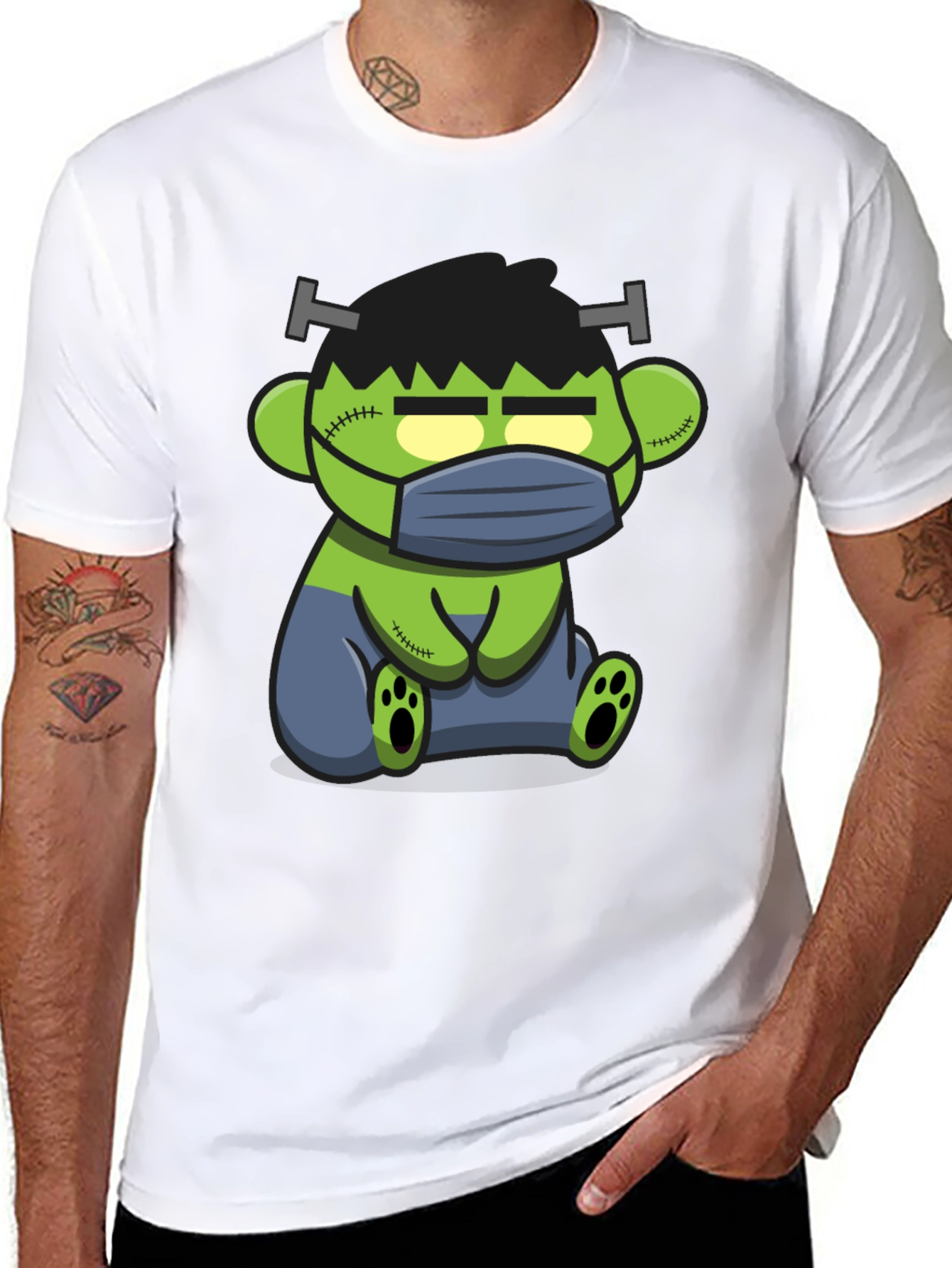 Frankenstein Bear T-Shirt - Halloween Edition