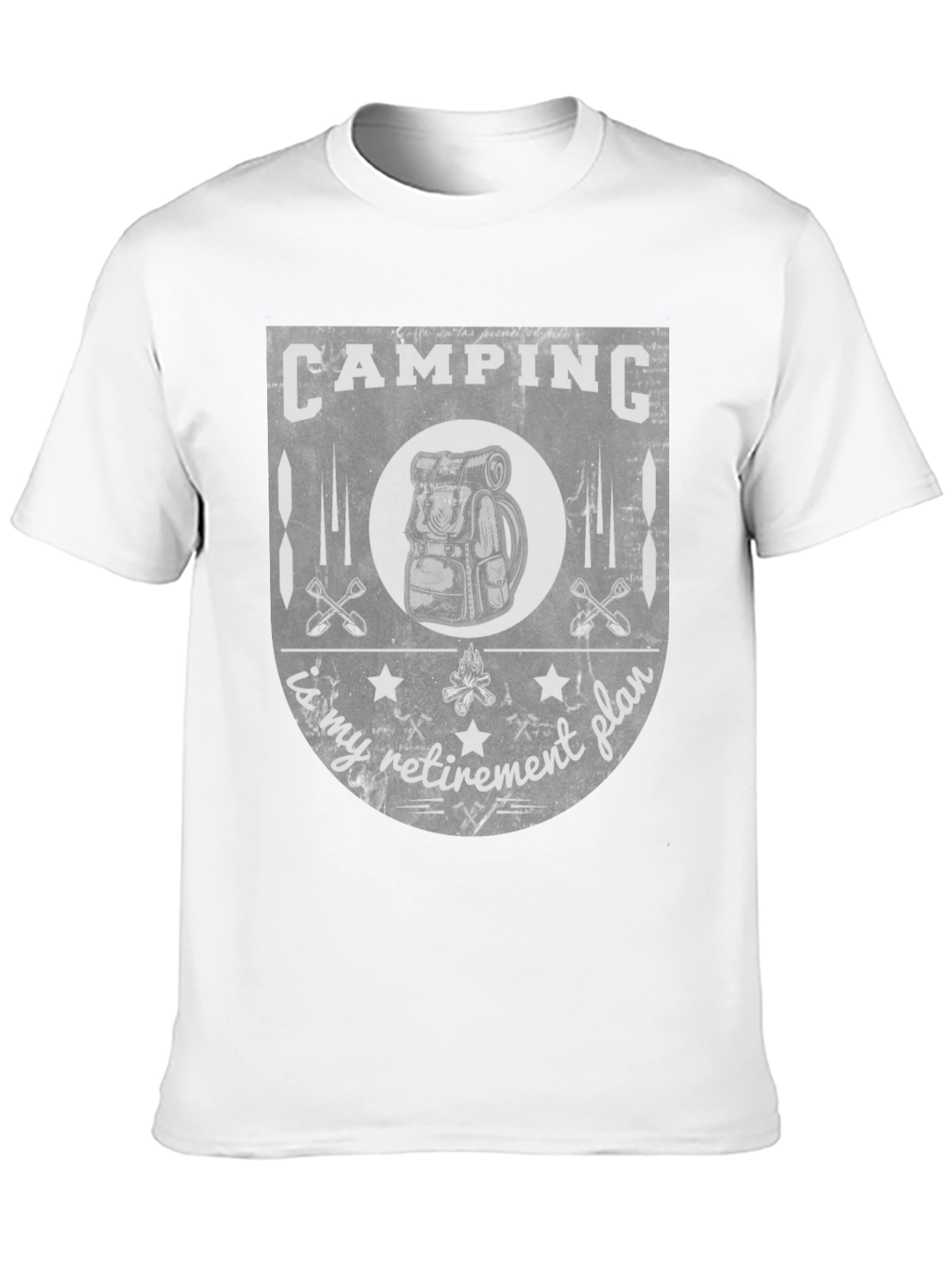 Camping Retirement Plan Graphic T-Shirt