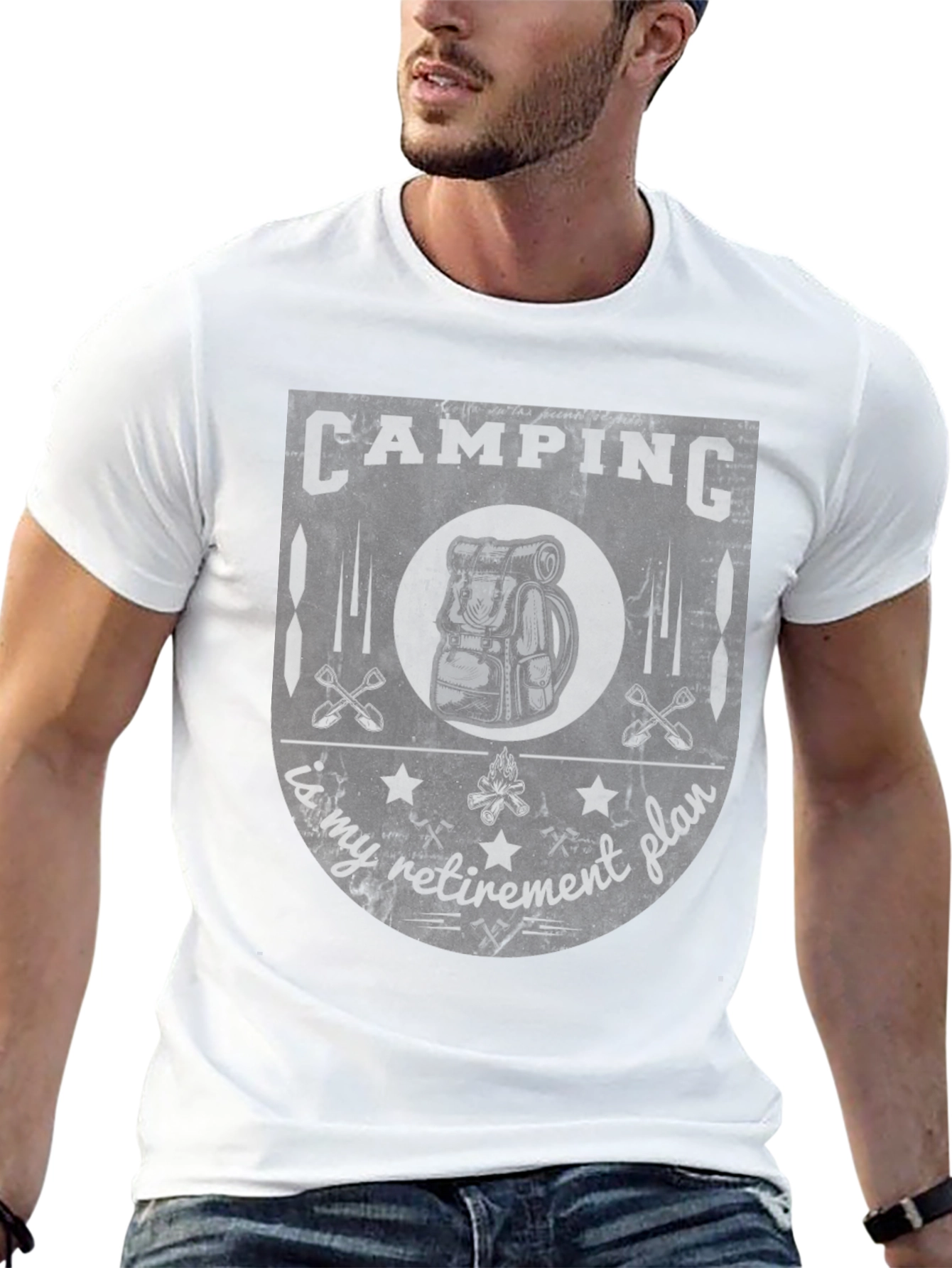 Camping Retirement Plan Graphic T-Shirt