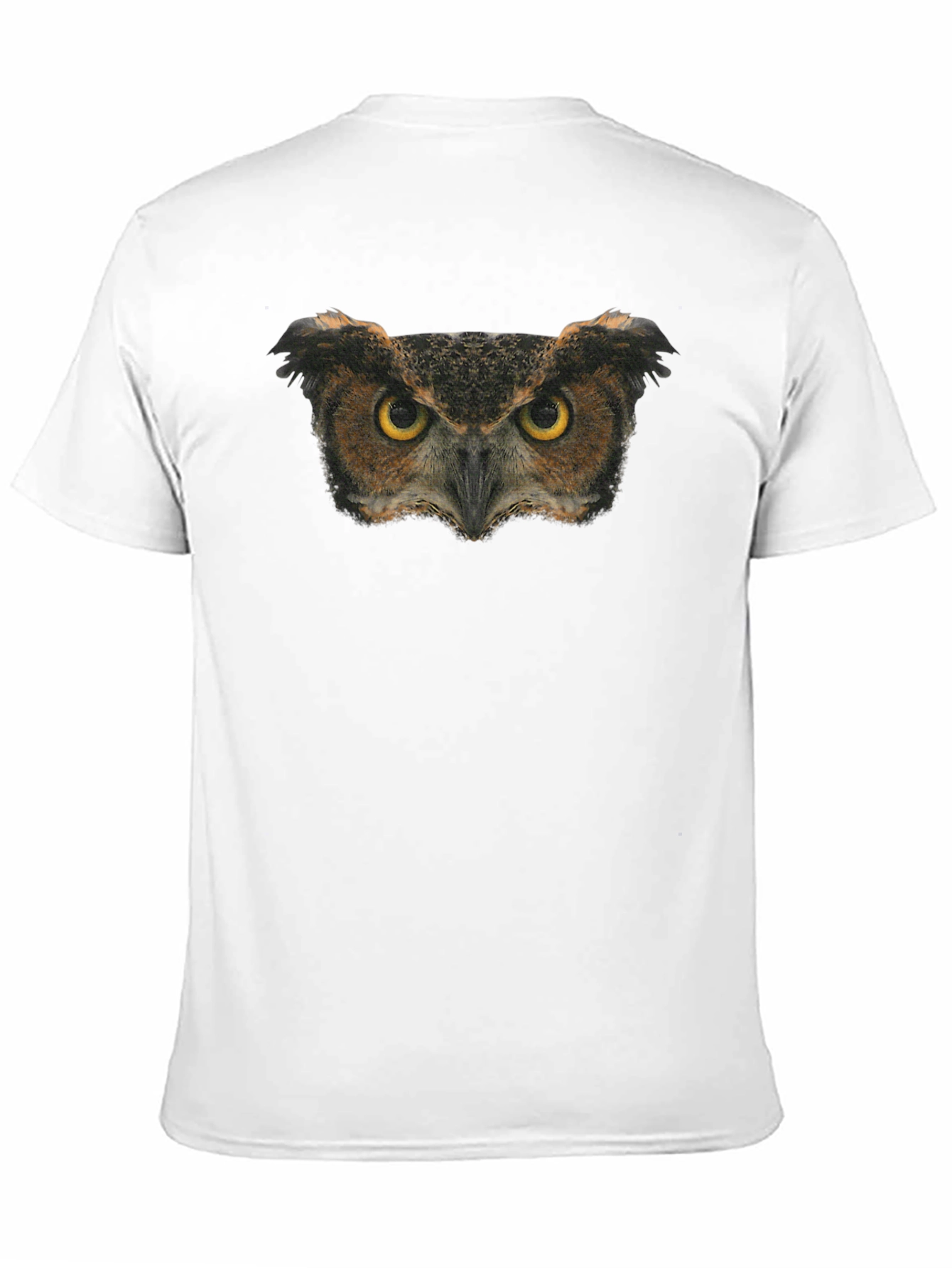 Owl Eyes Graphic Tee - Black Cotton Blend