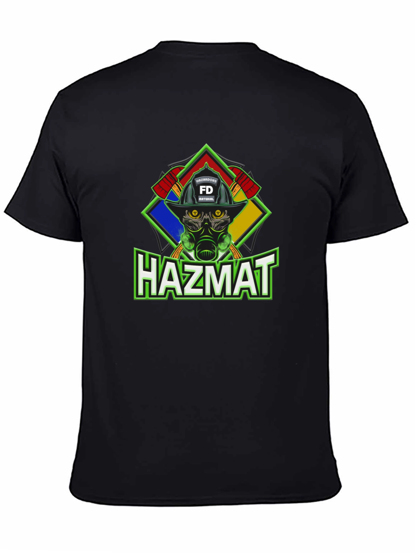 HAZMAT Firefighter Graphic T-Shirt